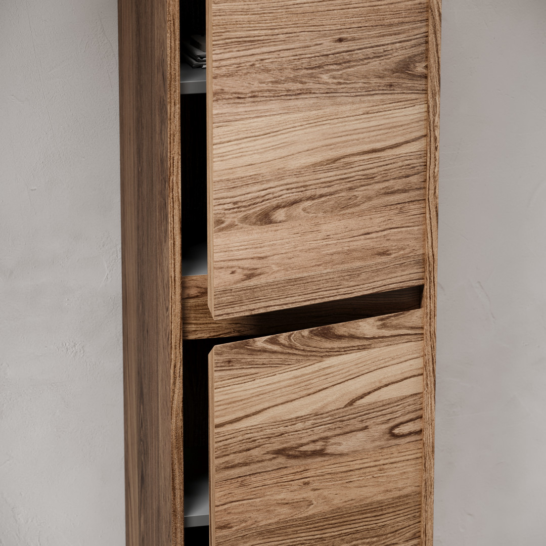 Шкаф-пенал Sancos Либра (Libra) PLB35ECH 35x30x160 дуб чарльстон - фото 5
