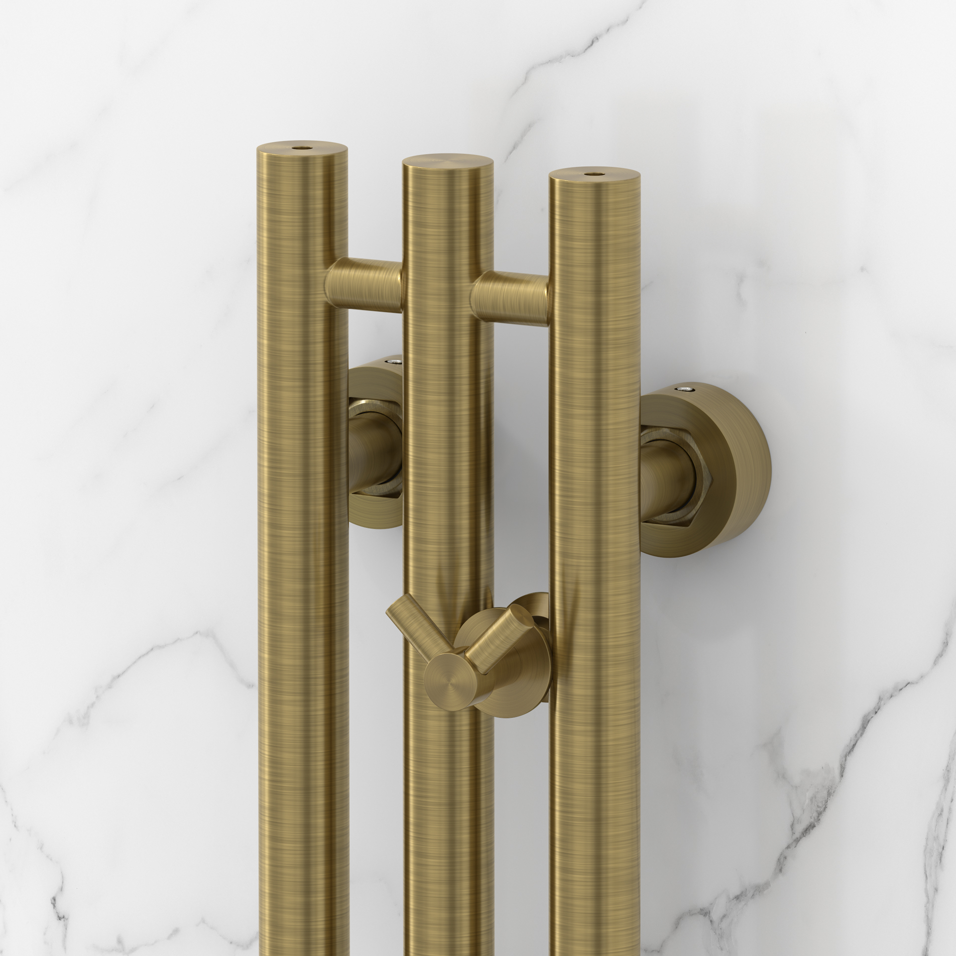Водяные полотенцесушители Сунержа DESIGN ДР ТЕРЦИЯ PRO 1200х100 (Состаренная латунь)