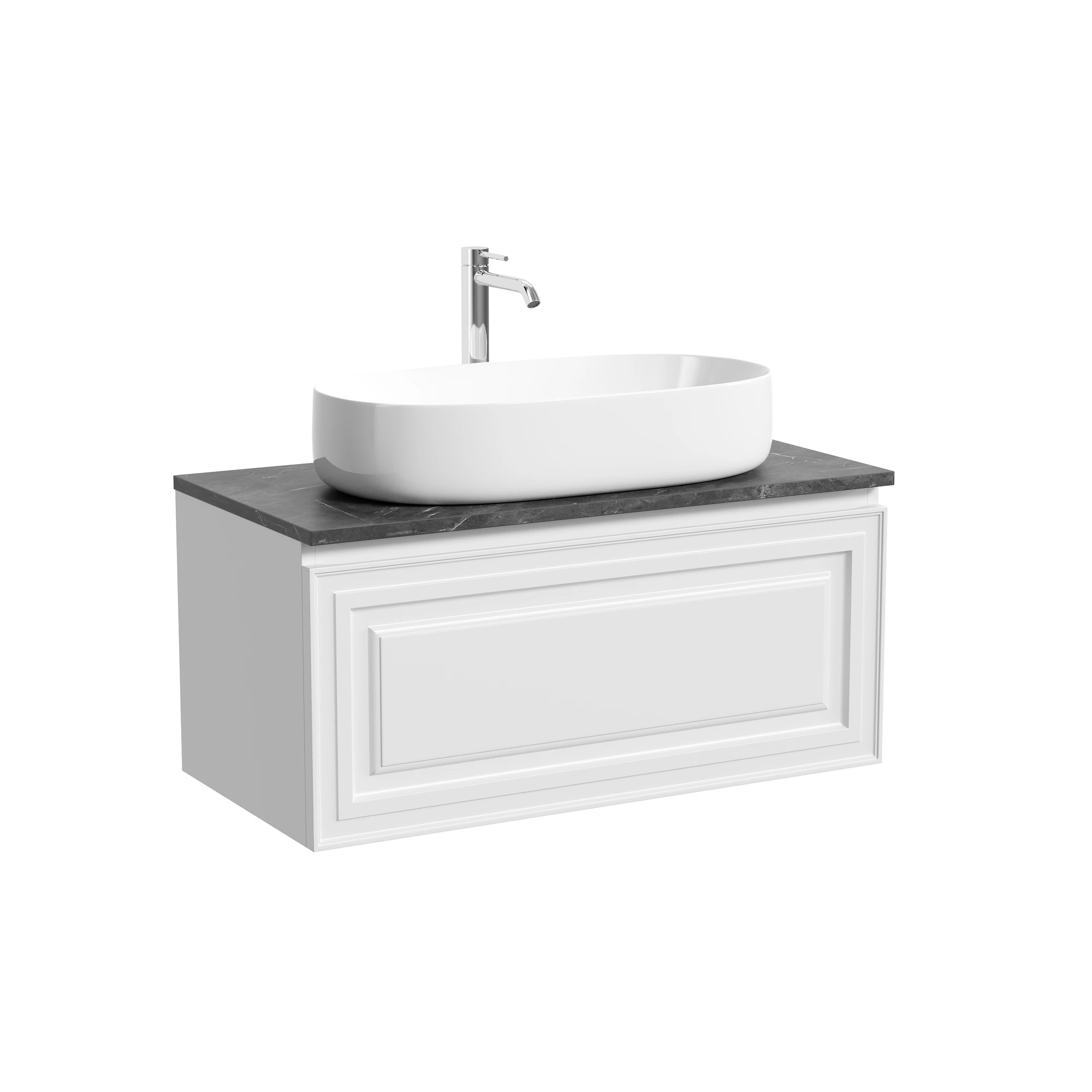 Тумба под столешницу Sancos Самая (Very) VR90W 90x45x40 белый матовый (bianco)