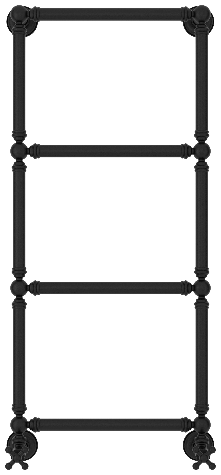 Водяные полотенцесушители Сунержа DESIGN ДР "Ренессанс 1304" 960х400 (Матовый чёрный)