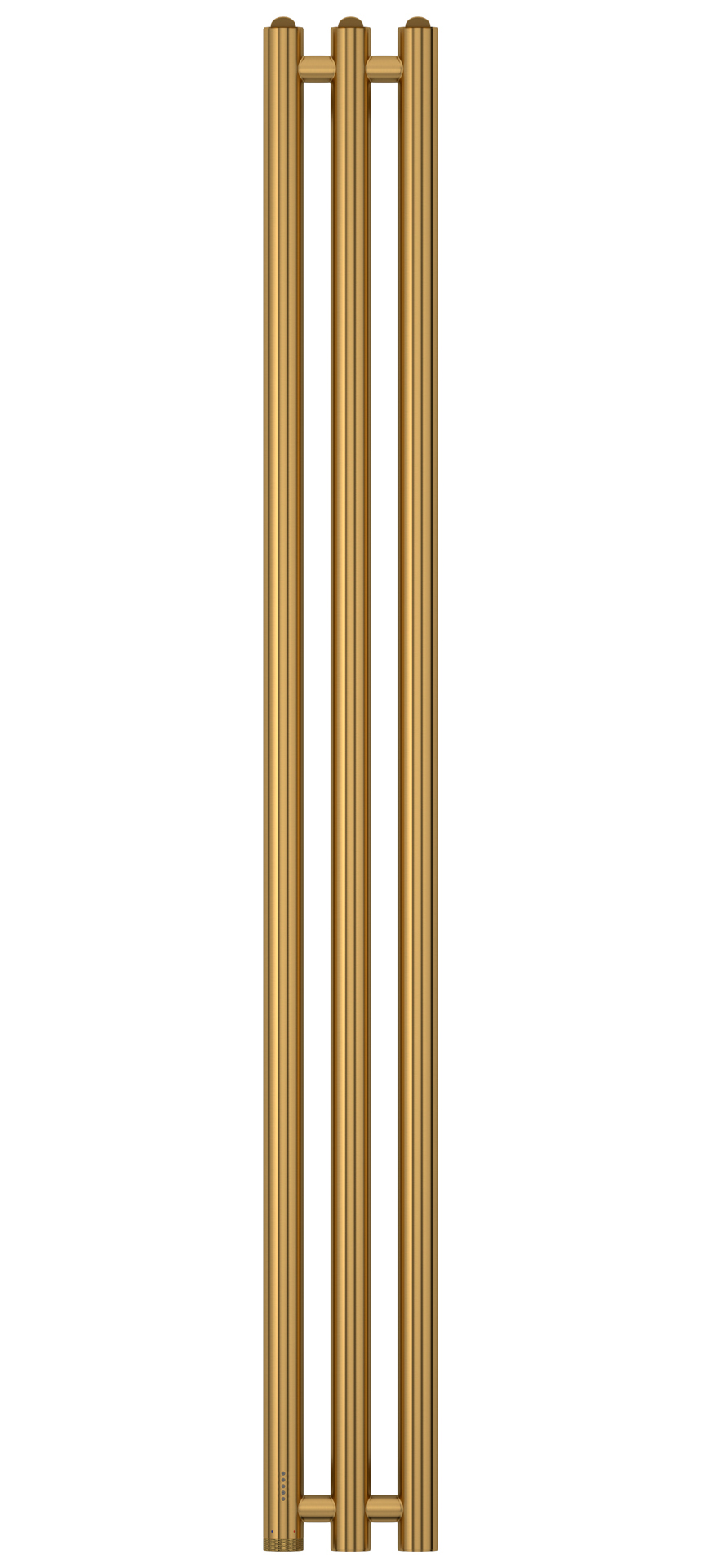 Электрические полотенцесушители Сунержа DESIGN ЭПС "ТЕРЦИЯ 4.0" 1200х106 левый (Брашированное золото)