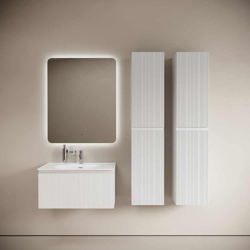 Тумба под раковину Sancos Код (Code) CD80W 80x45x40 белый матовый (bianco)