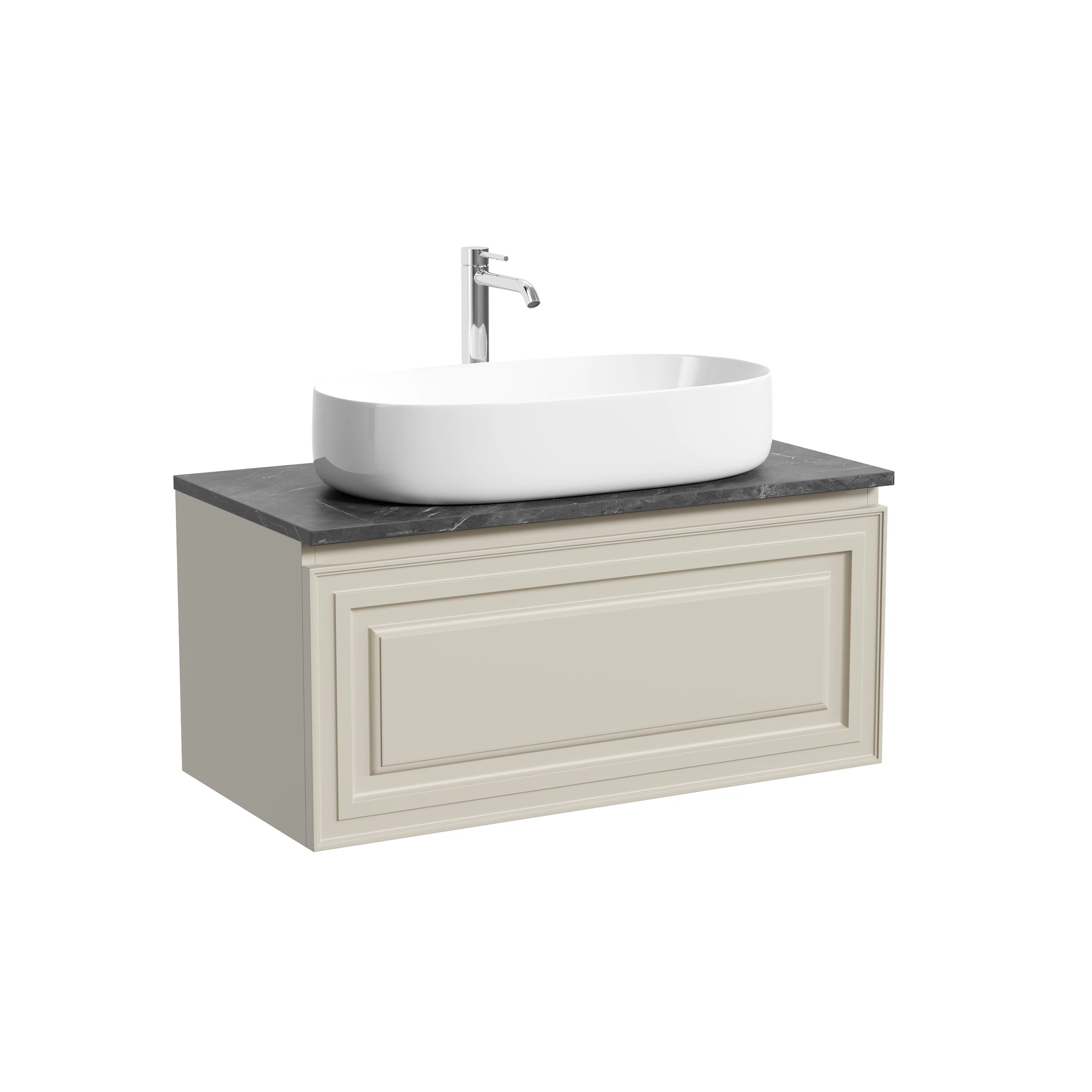 Тумба под столешницу Sancos Самая (Very) VR90CE 90x45x40 бежевый матовый (beige soft)