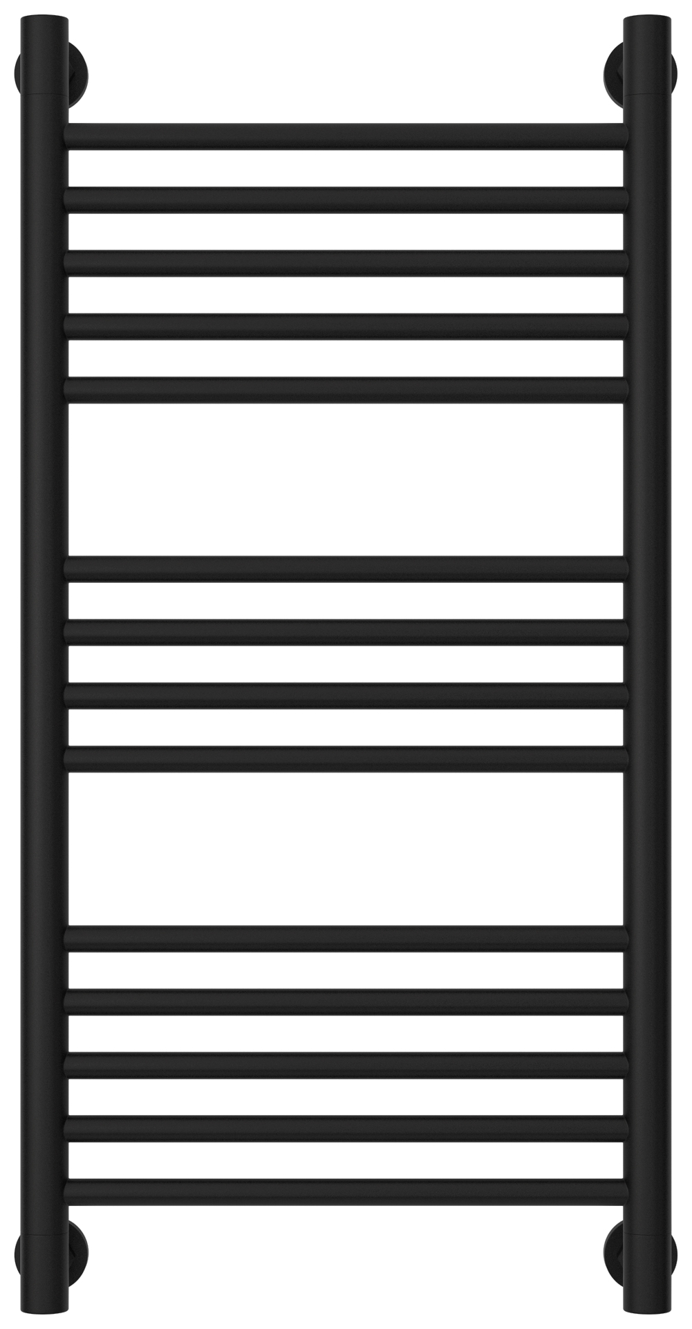 Водяные полотенцесушители Сунержа DESIGN ДР "Богема+" прямая 800х400 (Матовый чёрный) - фото 2