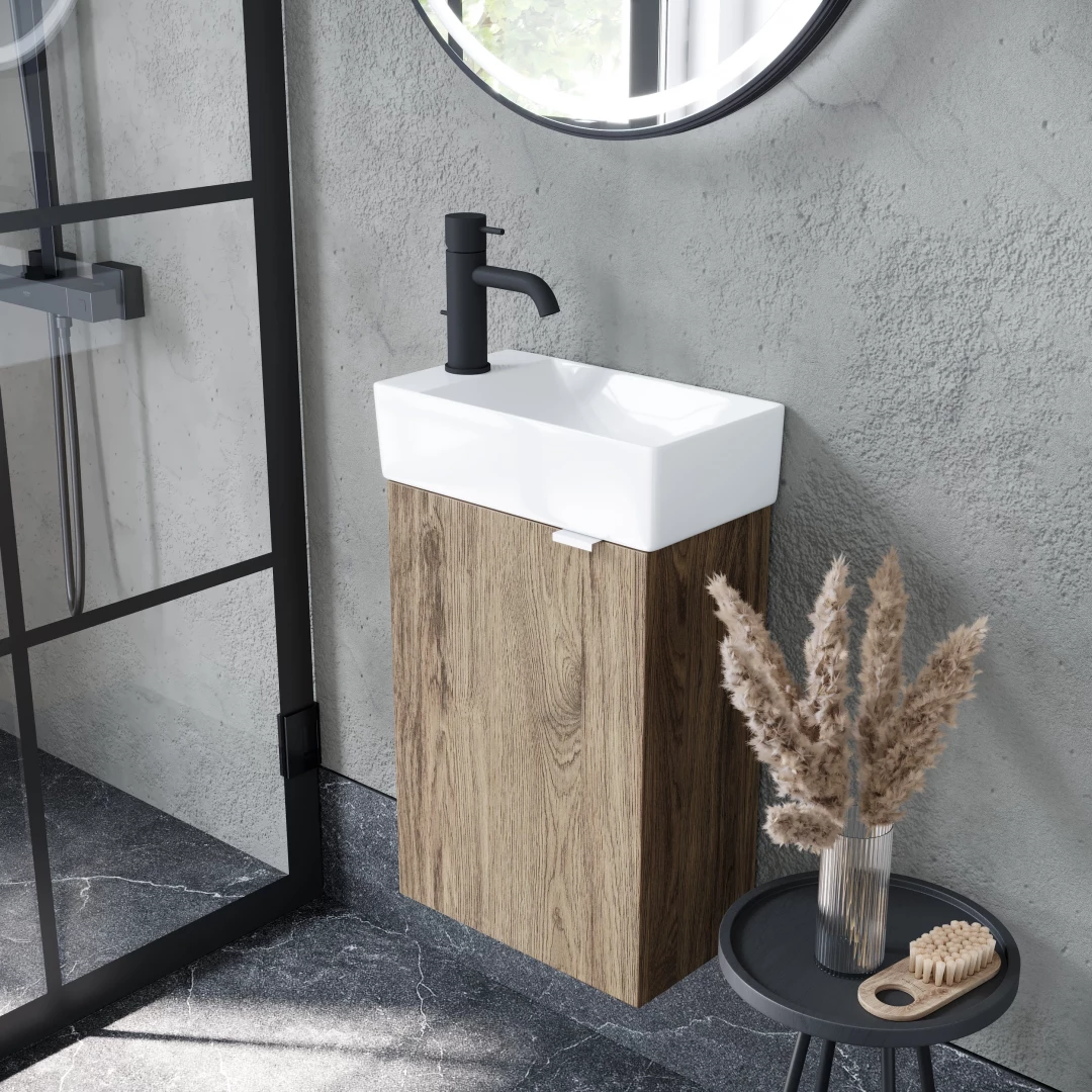 Тумба под раковину Sancos Мини (Mini) MN35ECHL 35x20x50 дуб чарльстон