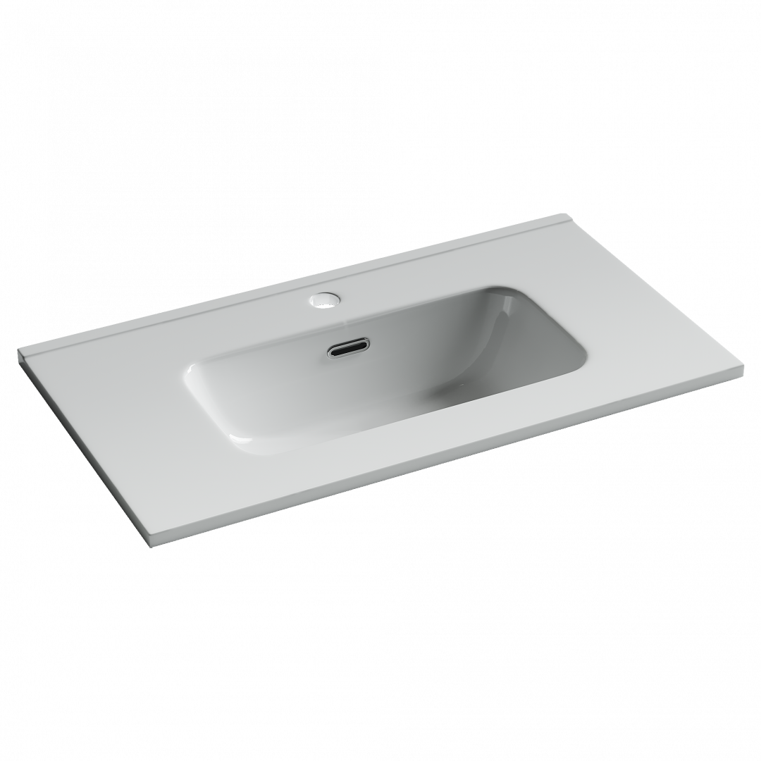 Раковина-столешница Ceramicanova Компакт (Compact) CN7029 70x40x17 белый глянцевый