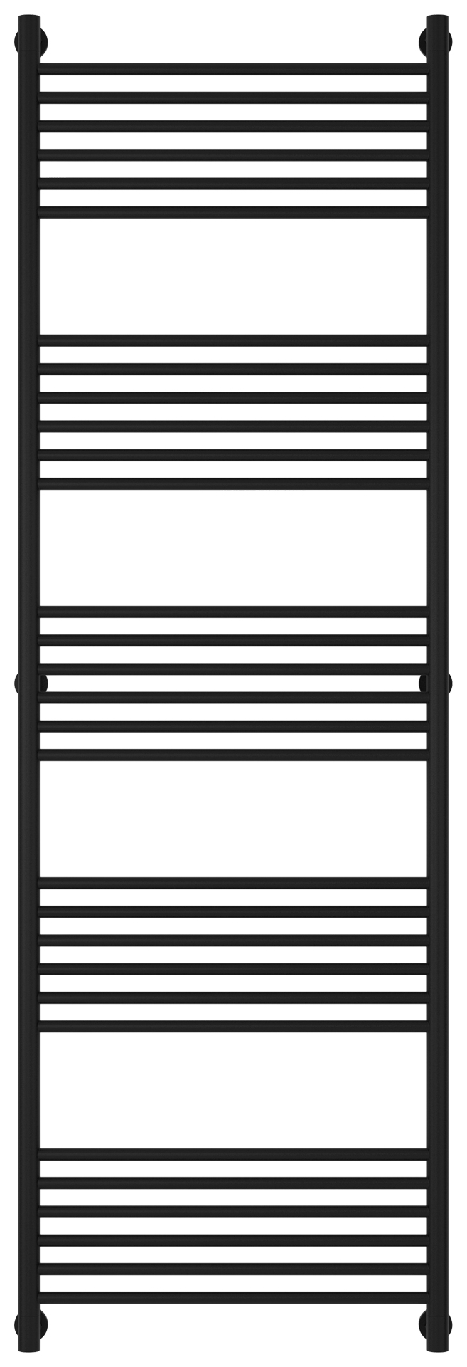 Водяные полотенцесушители Сунержа DESIGN ДР "Богема+" прямая 1900х600 (Матовый чёрный) - фото 2