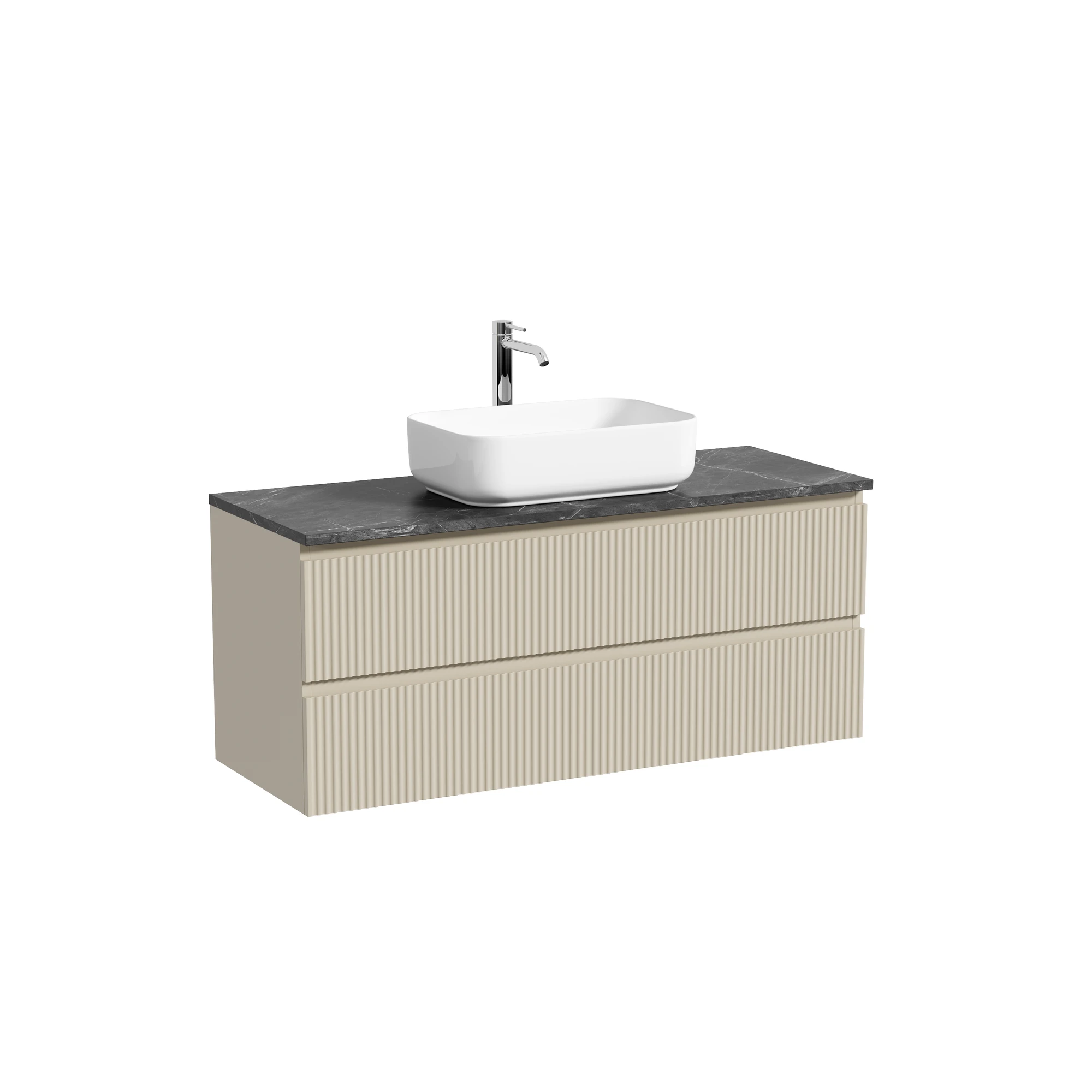 Тумба под столешницу Sancos Сноб Р (Snob R) SNR120CE 120x45x50 белый матовый (bianco)