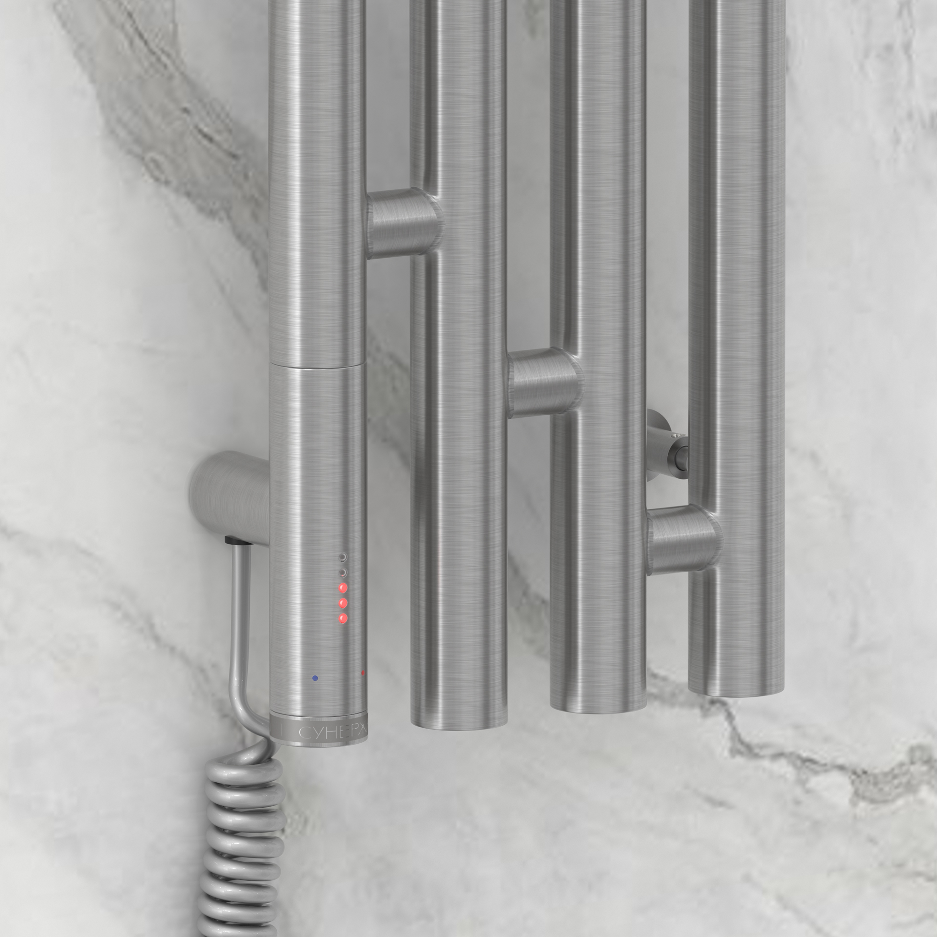 Электрические полотенцесушители Сунержа DESIGN РЭБ КАНТАТА 3.0 1200х159 левый (Сатин)