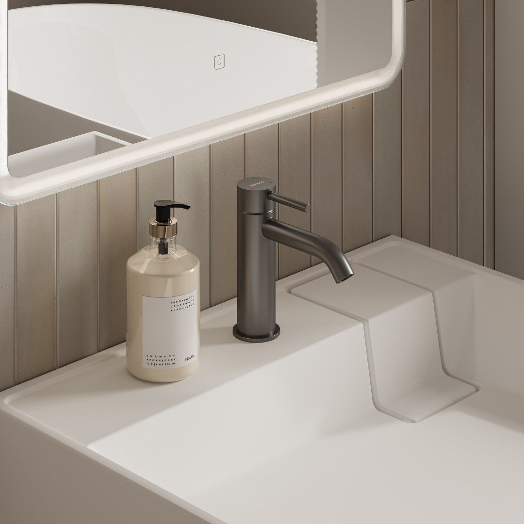 Раковина над стиральной машиной CERAMICANOVA Quattro 600x600x123 мм, с кронштейнами, белый, арт. CN0101 - фото 5
