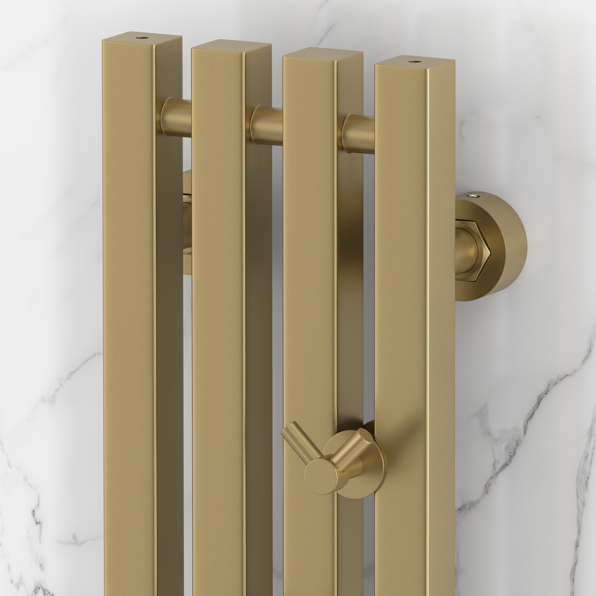 Водяные полотенцесушители Сунержа DESIGN ДР САТЕРЛЕНД PRO 1200х150 (Золотой шёлк)