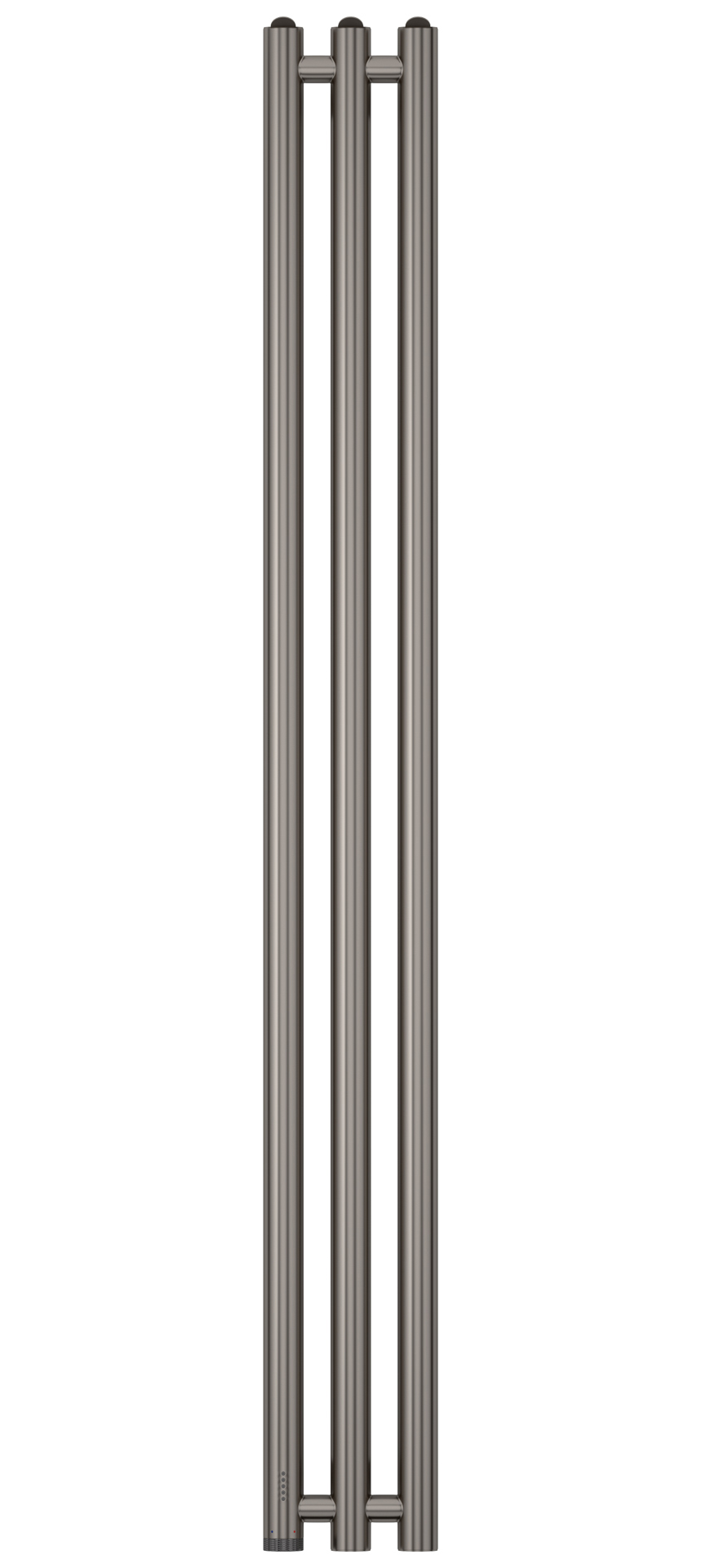 Электрические полотенцесушители Сунержа DESIGN ЭПС "ТЕРЦИЯ 4.0" 1200х106 левый (Стальной графит)