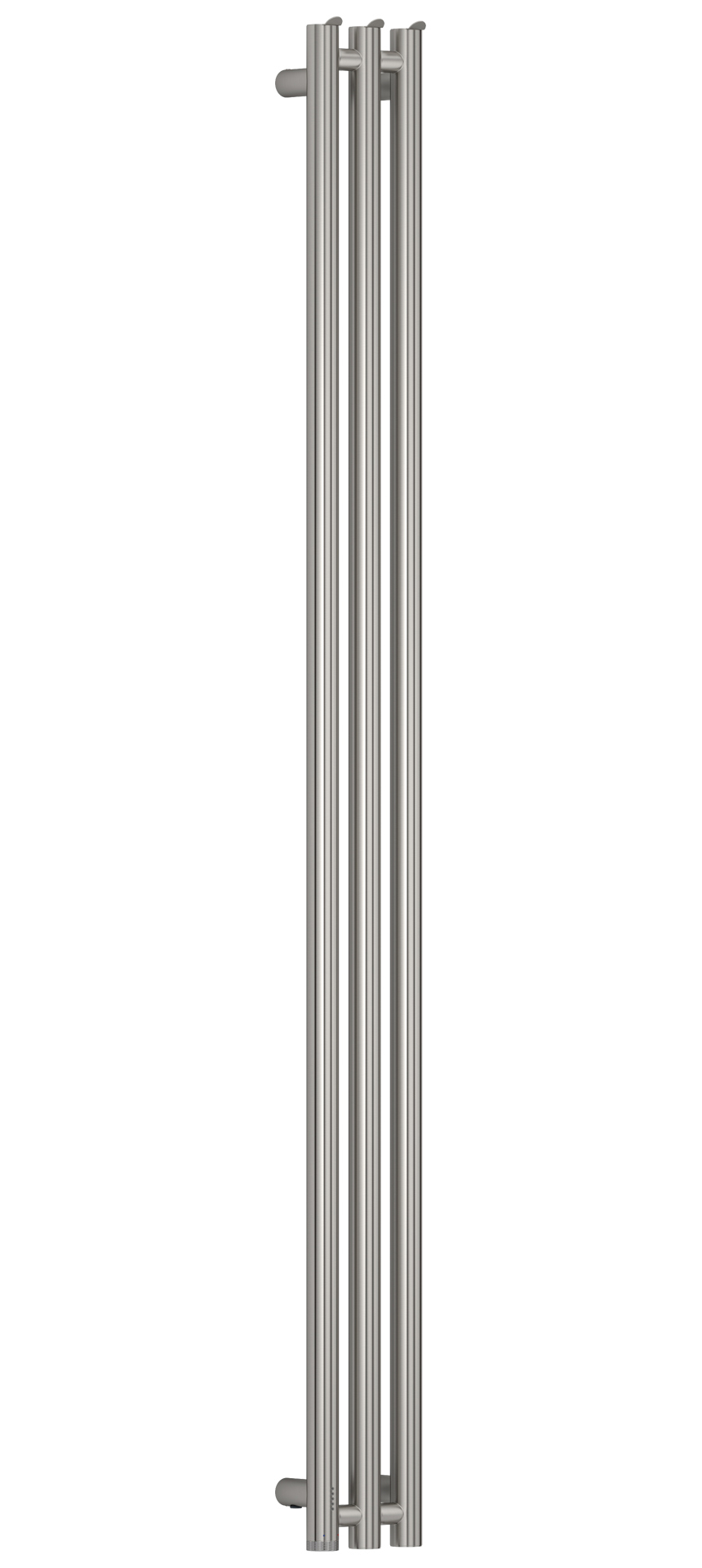 Электрические полотенцесушители Сунержа DESIGN ЭПС "ТЕРЦИЯ 4.0" 1500х106 левый (Брашированная сталь)