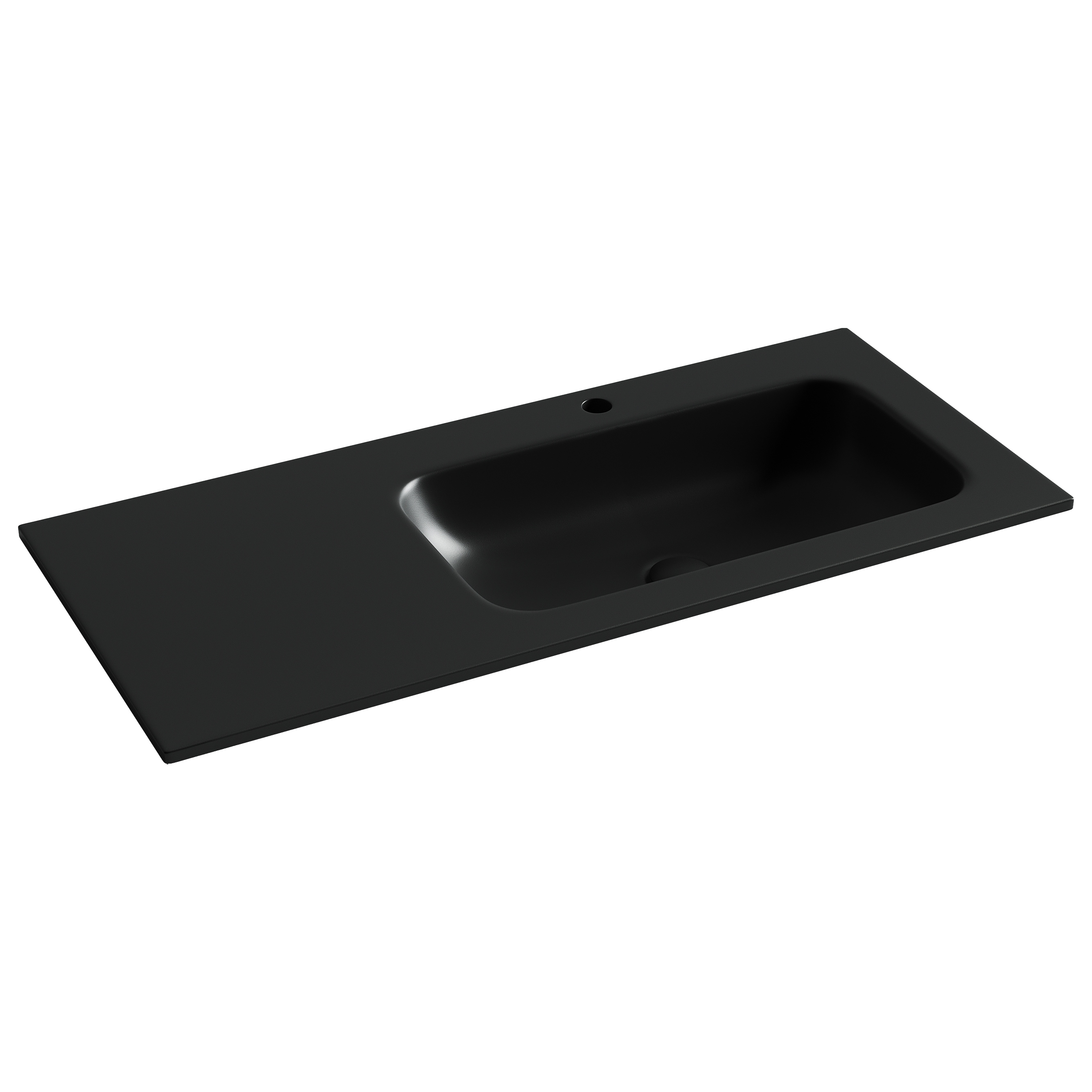 Раковина-столешница Ceramicanova Грация (Grace) CN7015MB 100x46x14 черный матовый
