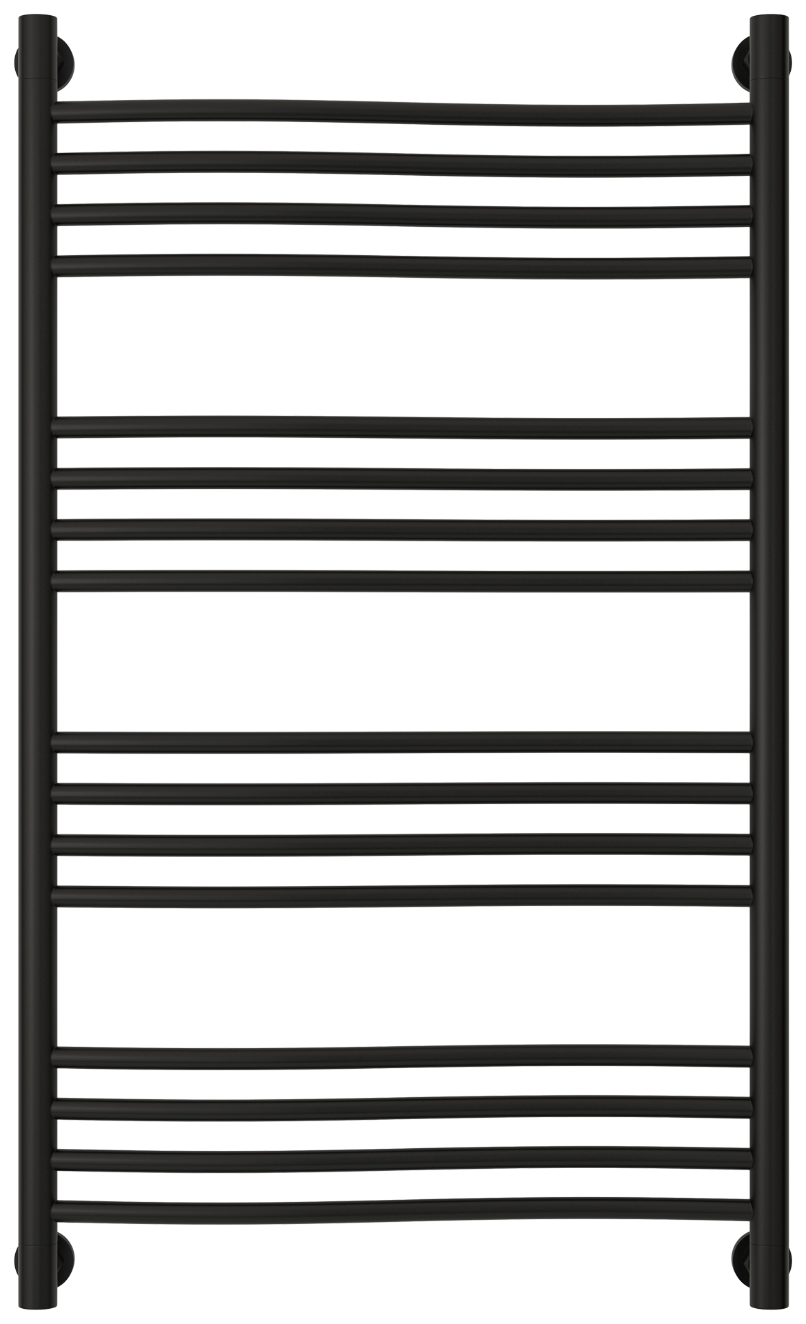 Водяные полотенцесушители Сунержа DESIGN ДР "ФЛЮИД+" 1000х600 (Матовый чёрный)