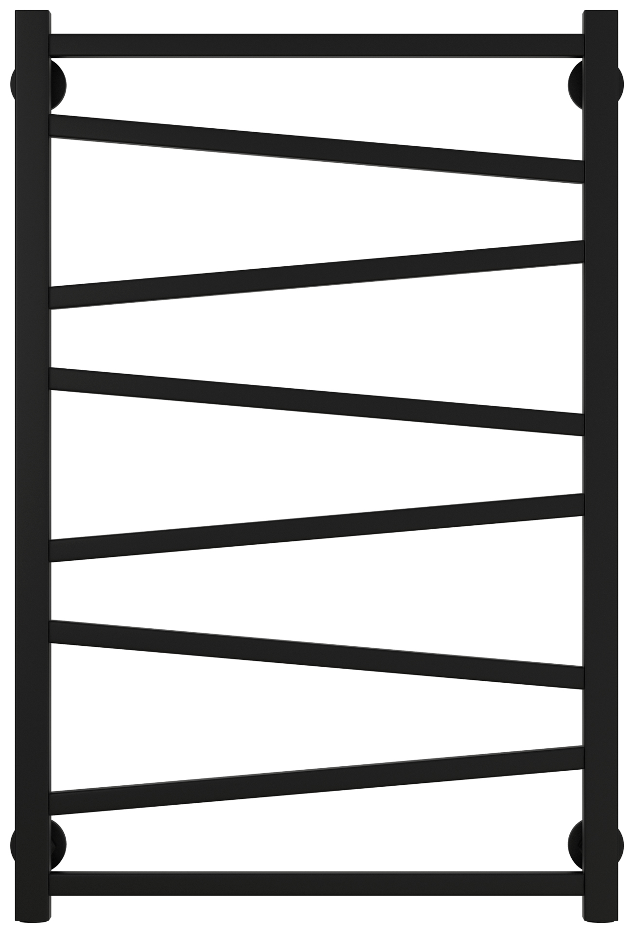 Водяные полотенцесушители Сунержа DESIGN ДР Сирокко 800х500 (Матовый чёрный)