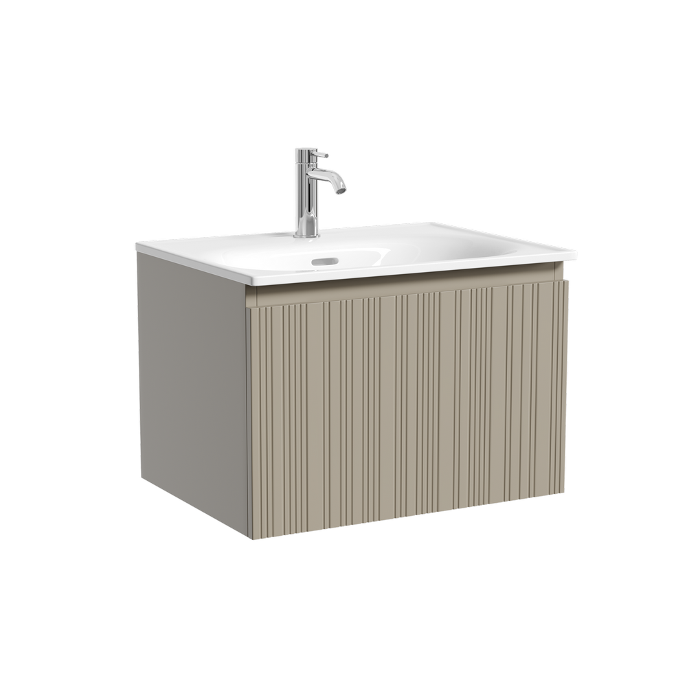 Тумба под раковину Sancos Код (Code) CD60GP 60x45x40 серая платина