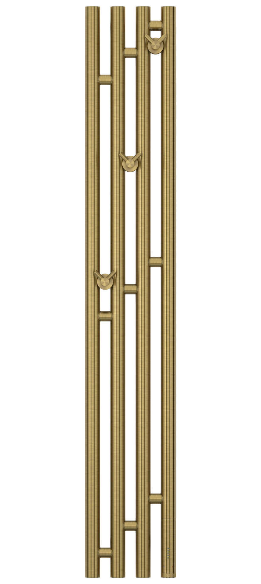 Электрические полотенцесушители Сунержа DESIGN РЭБ КАНТАТА 3.0 1200х159 правый (Состаренная латунь)