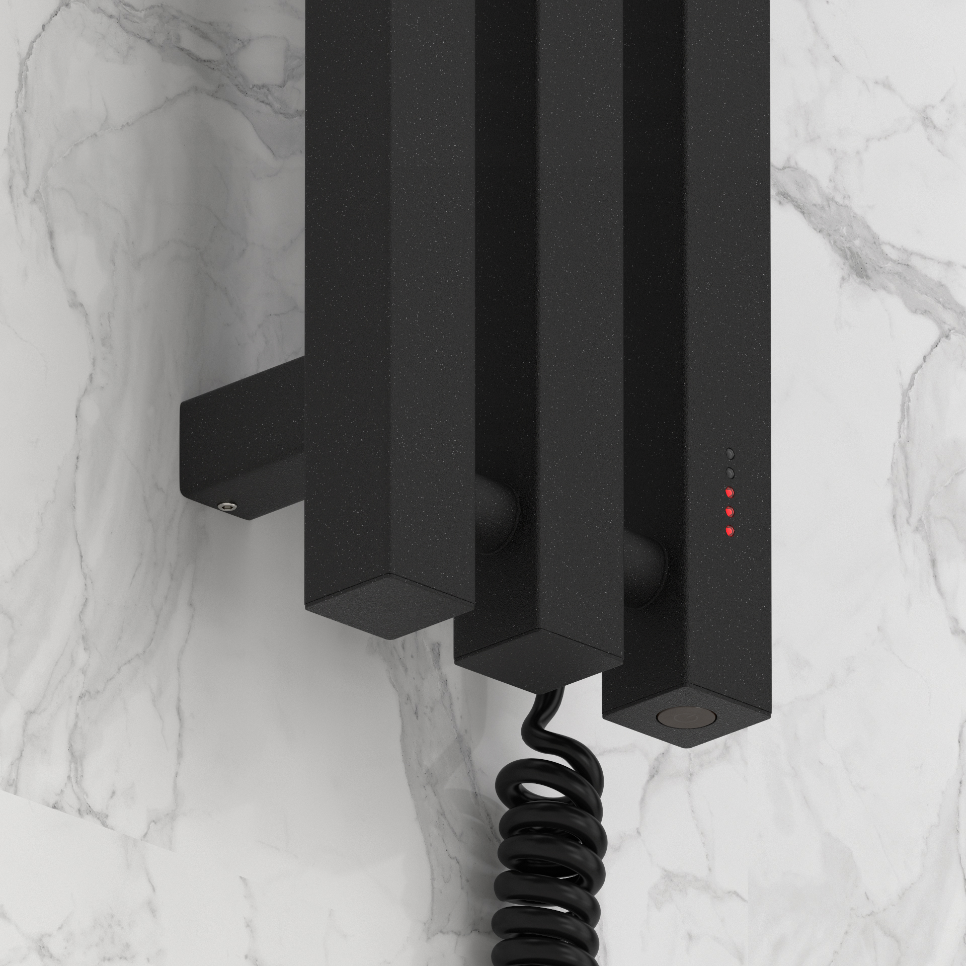 Электрические полотенцесушители Сунержа DESIGN ЭПС "ВЕРДИКТ 4.0" 1200х100 правый (Тёмный титан муар)