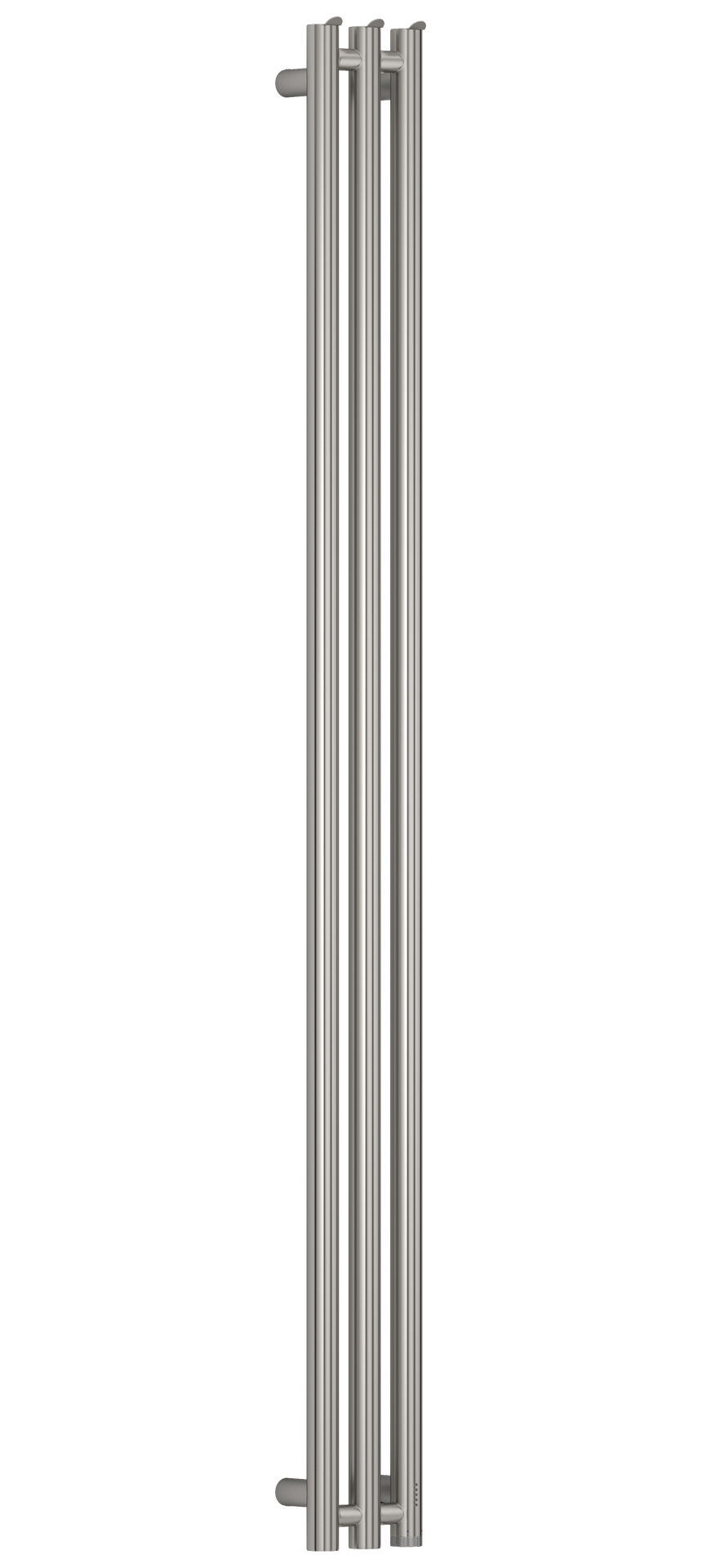 Электрические полотенцесушители Сунержа DESIGN ЭПС "ТЕРЦИЯ 4.0" 1500х106 правый (Брашированная сталь)