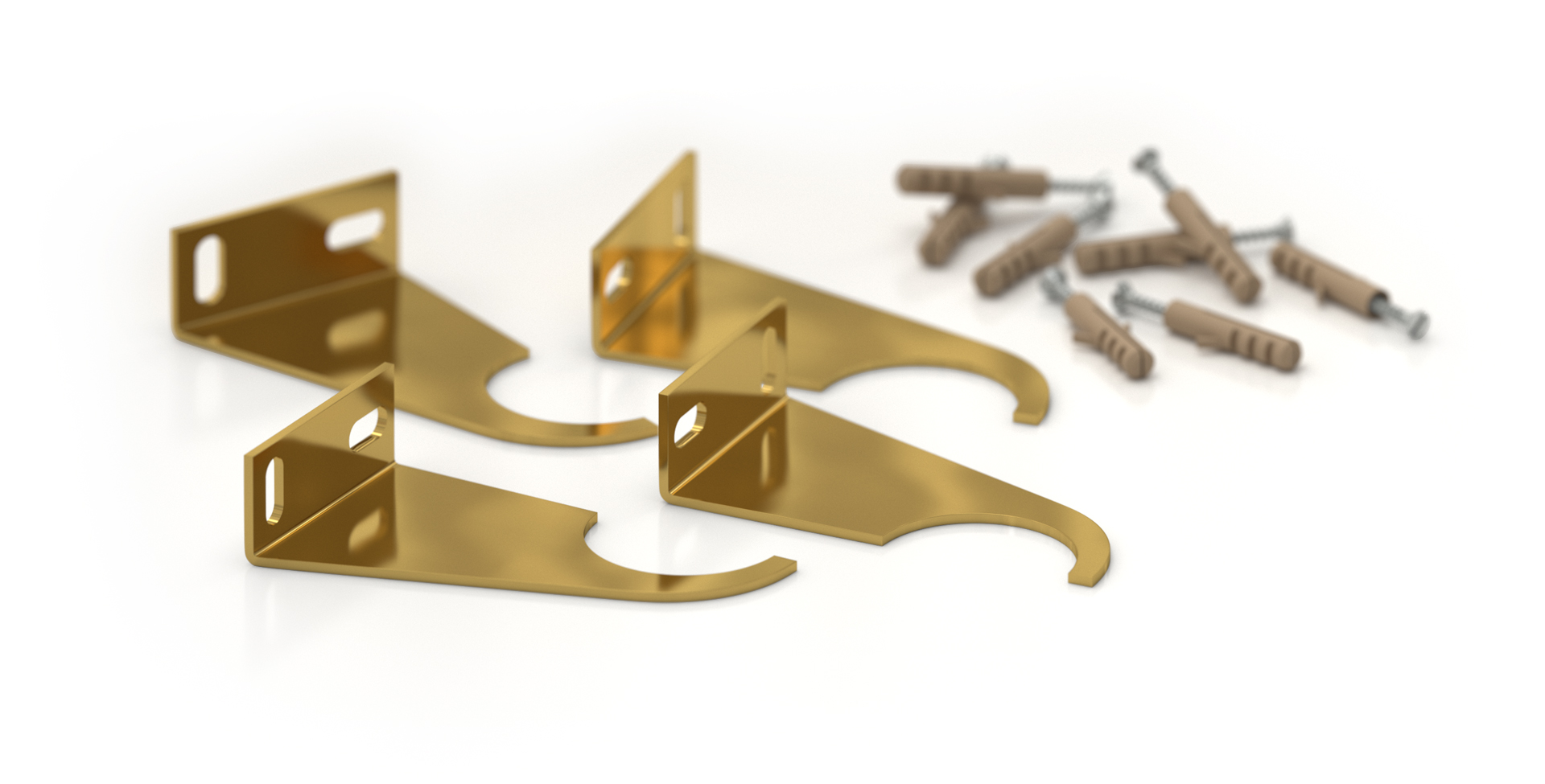 Радиаторы Сунержа DESIGN ДР ЭСТЕТ-00 н/ж 1800х450 / 10 сек (Золото)