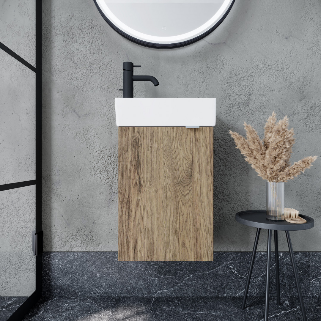 Тумба под раковину Sancos Мини (Mini) MN35ECHL 35x20x50 дуб чарльстон