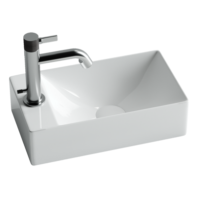 Подвесные раковины Ceramicanova Элемент (Element) CN5008 40x22x10 белый глянцевый