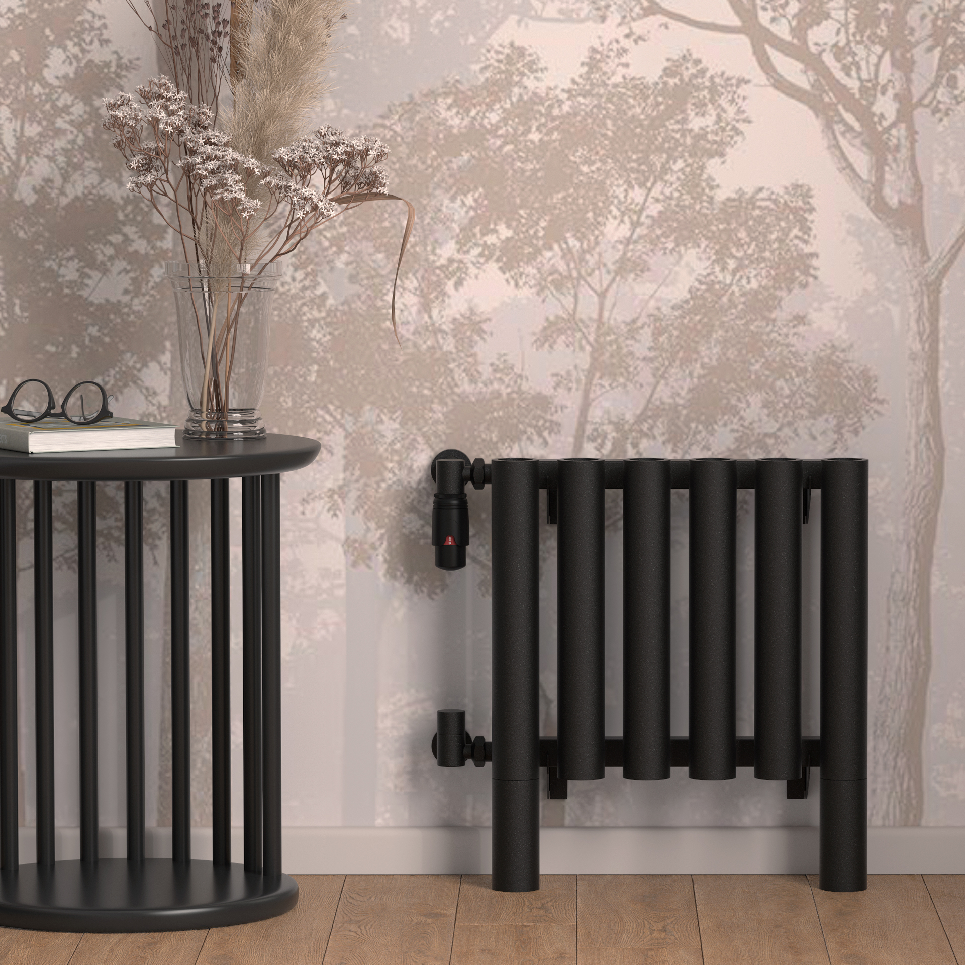 Радиаторы Сунержа DESIGN ДР КУМИР-0 н/ж  300х1030 / 15 сек (Тёмный титан муар)