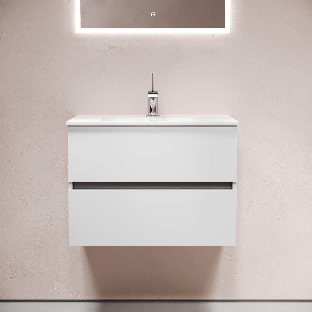 Тумба под раковину Sancos Урбан (Urban) UR70W 70x45x55 белый глянцевый