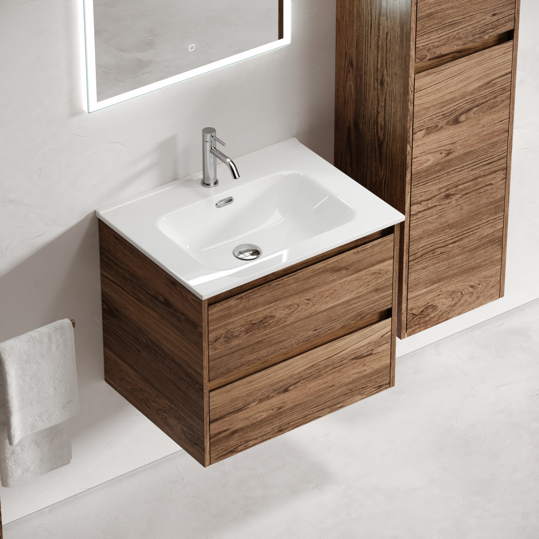 Тумба под раковину Sancos Либра (Libra) LB60ECH 60x45x50 дуб чарльстон - фото 5