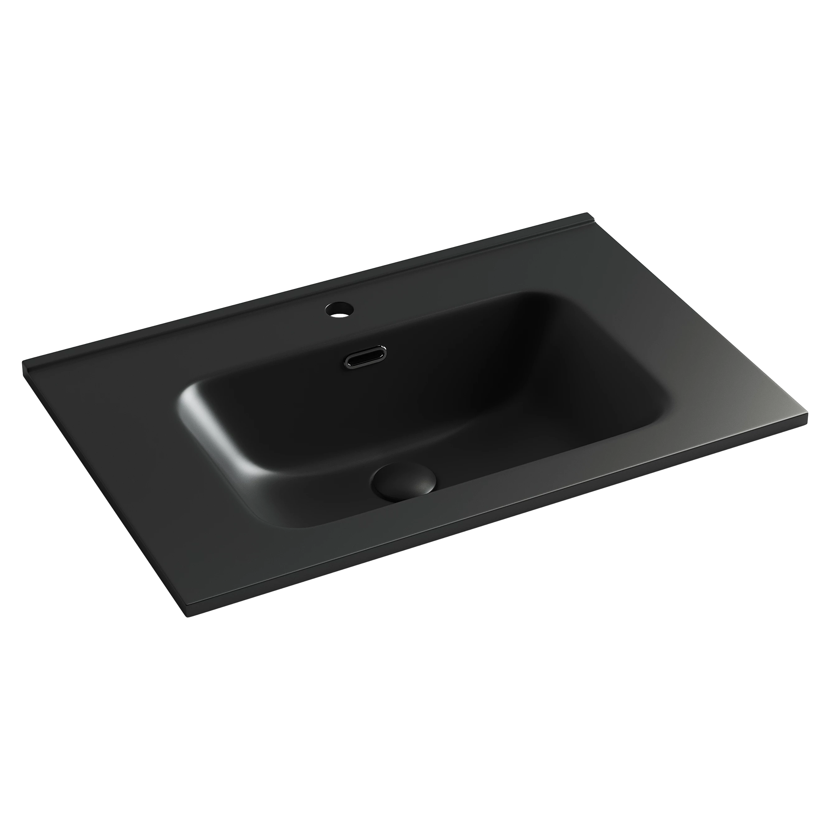 Раковина-столешница Ceramicanova Элемент (Element) CN7007MB 70x47x18 черный матовый