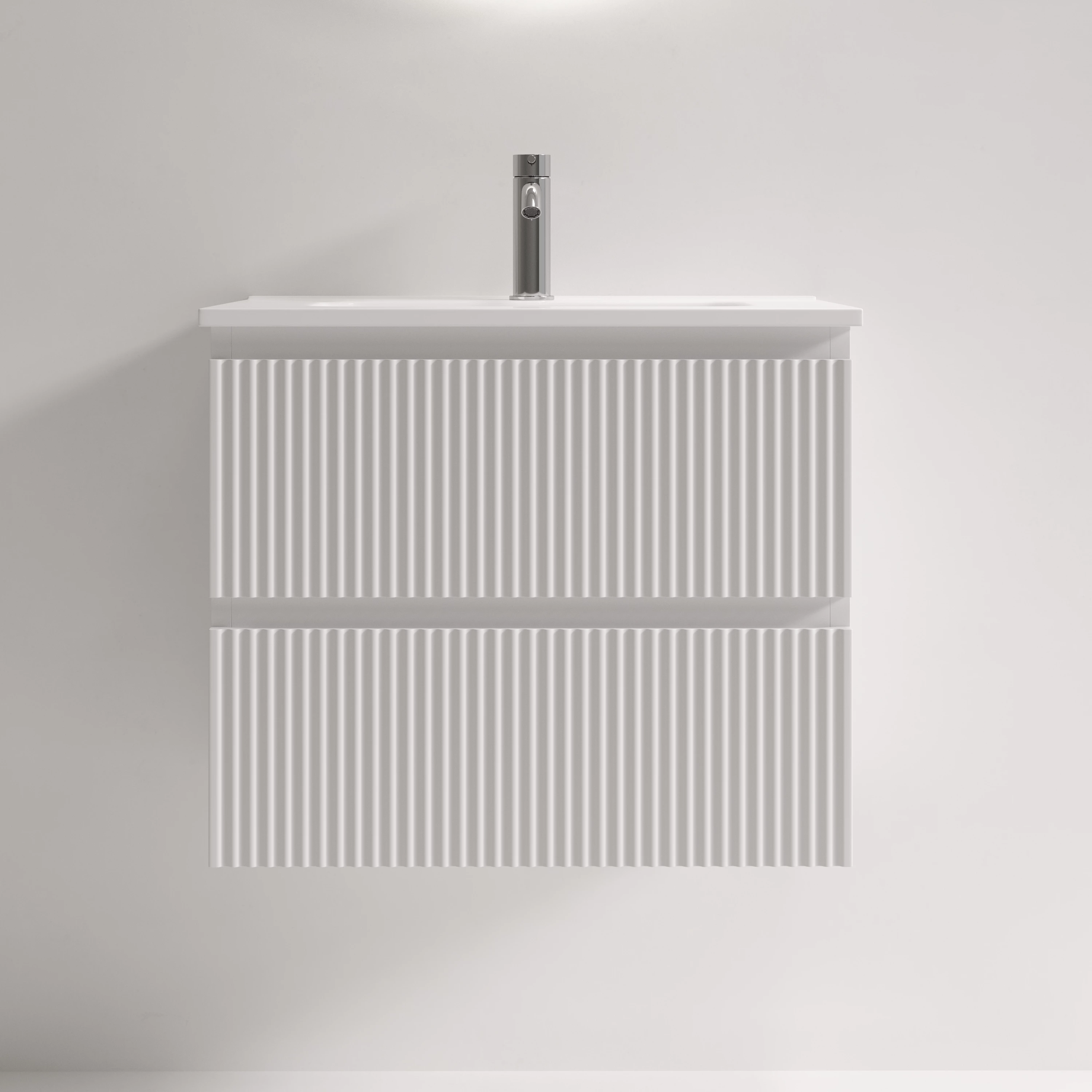 Тумба под раковину Sancos Сноб Р 390 (Snob R 390) SNR60/39W 60x40x50 белый матовый (bianco) - фото 5