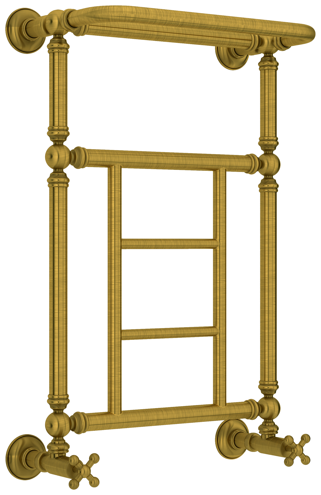 Водяные полотенцесушители Сунержа DESIGN ДР "Ренессанс 1452" 660х400 (Состаренная латунь)