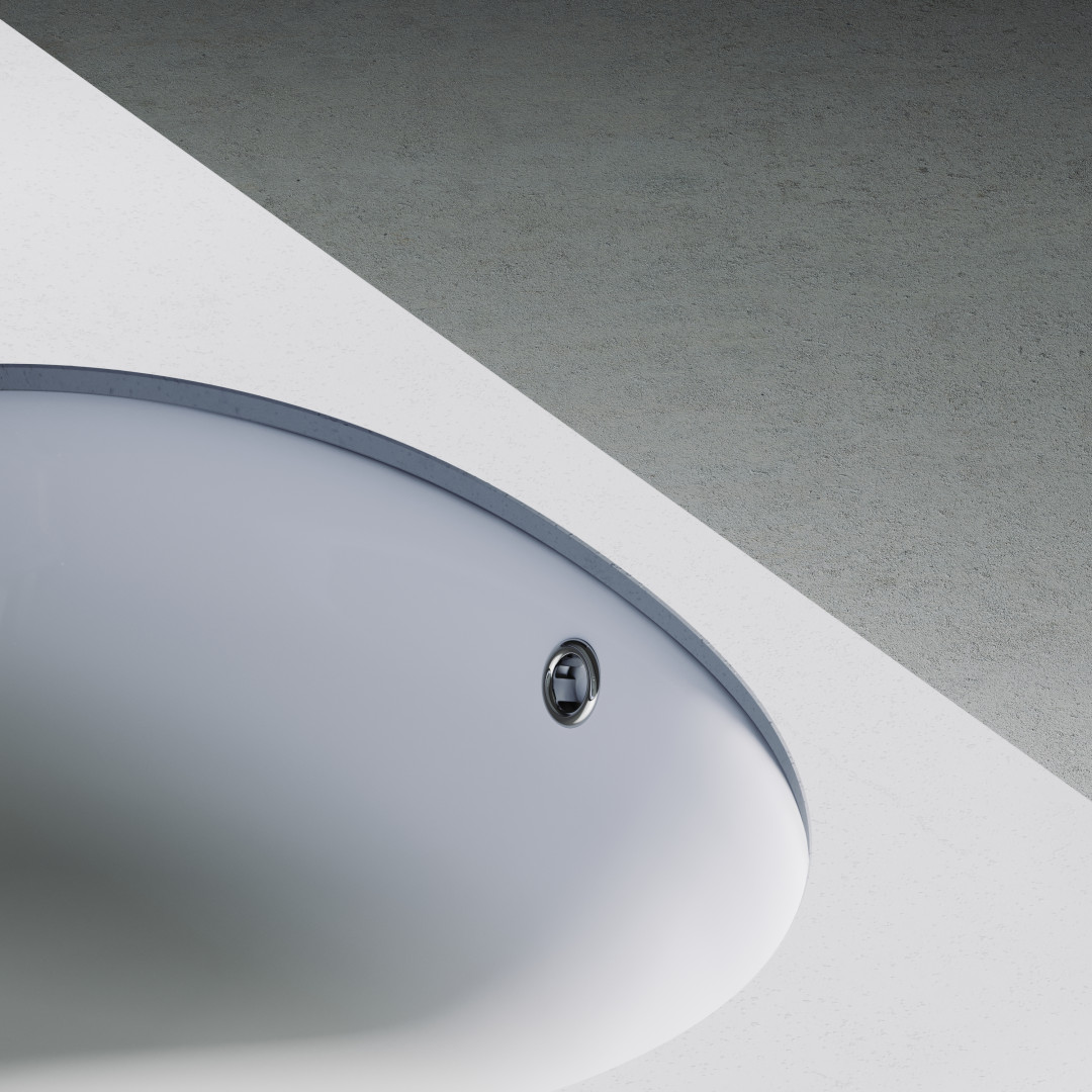 Раковина встраиваемая под столешницу CERAMICANOVA Element 520x380x150 мм, с крепежом и шаблоном для установки, арт. CN6076 - фото 6