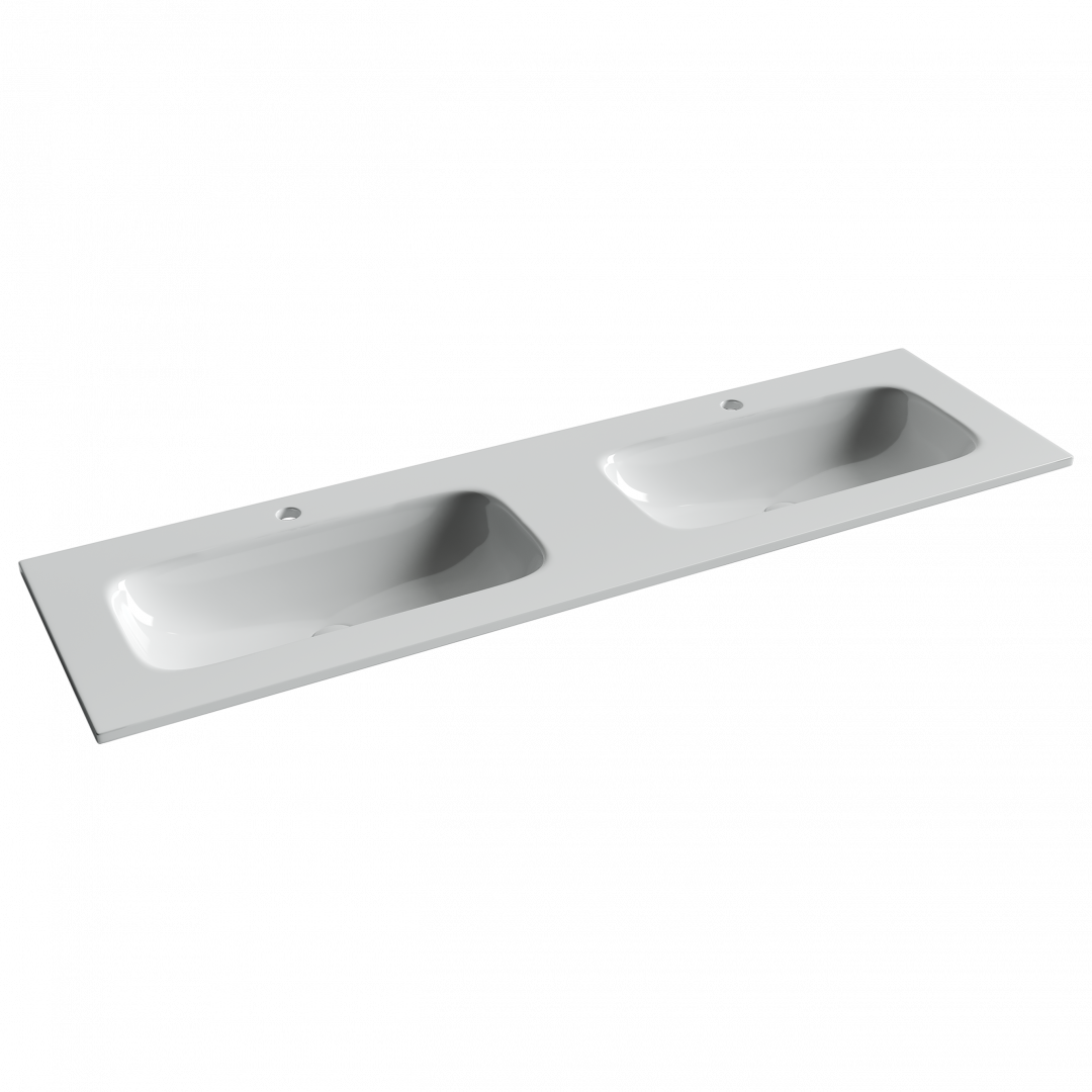 Раковина-столешница Ceramicanova Грация (Grace) CN7023 160x14x46 белый глянцевый