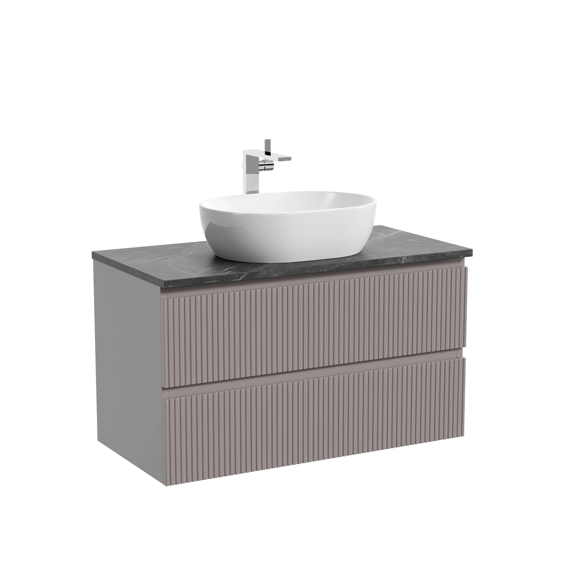 Тумба под столешницу Sancos Сноб T (Snob T) SNT90SM 90x45x50 пыльная роза (doha soft)