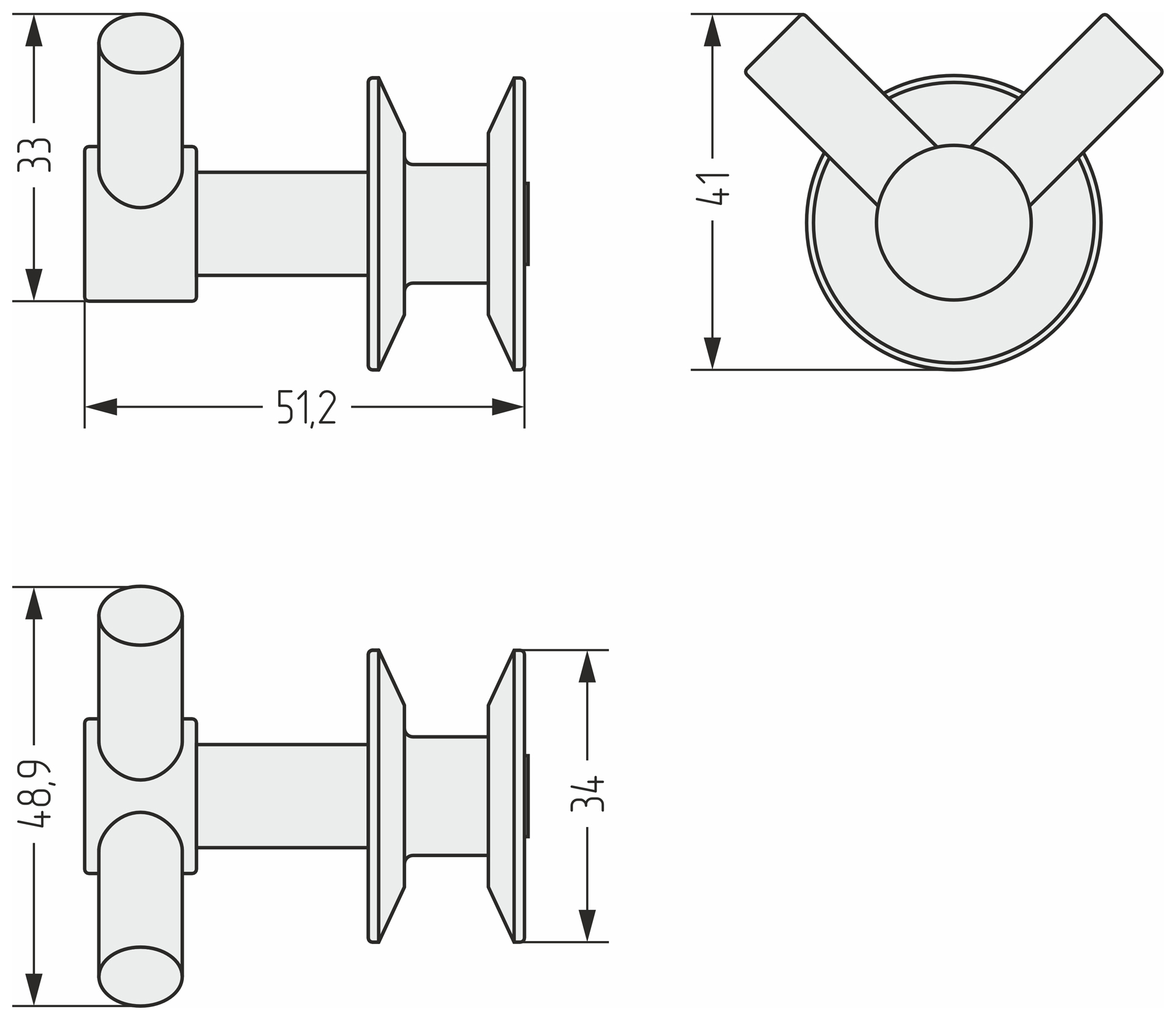 Декор Сунержа DESIGN Вешалка "ВИКТОРИЯ" н/ж для ДР "СУНЕРЖА" (Золото)