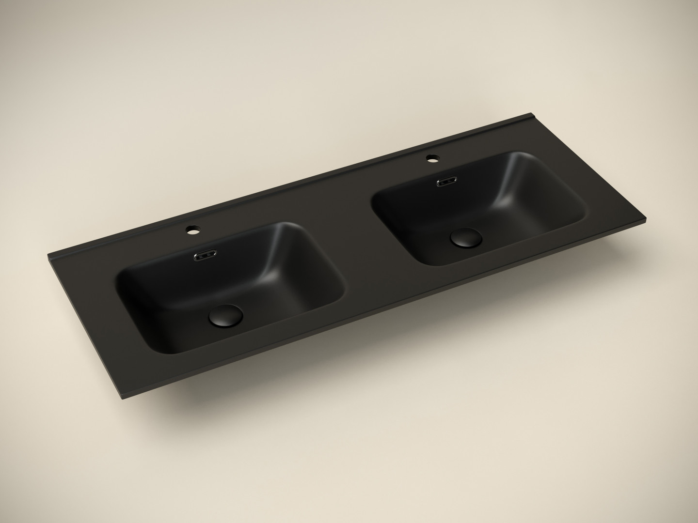 Раковина-столешница Ceramicanova Элемент (Element) CN7004MB 120x47x18 черный матовый