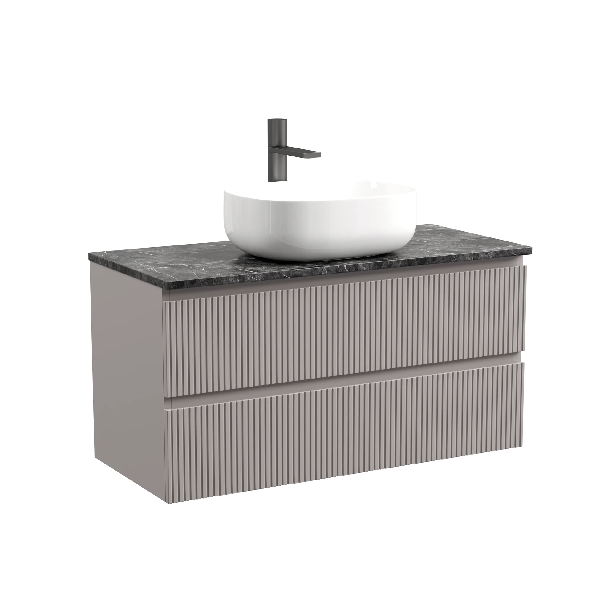 Тумба под столешницу Sancos Сноб T (Snob T) SNT100SM 100x45x50 пыльная роза (doha soft)