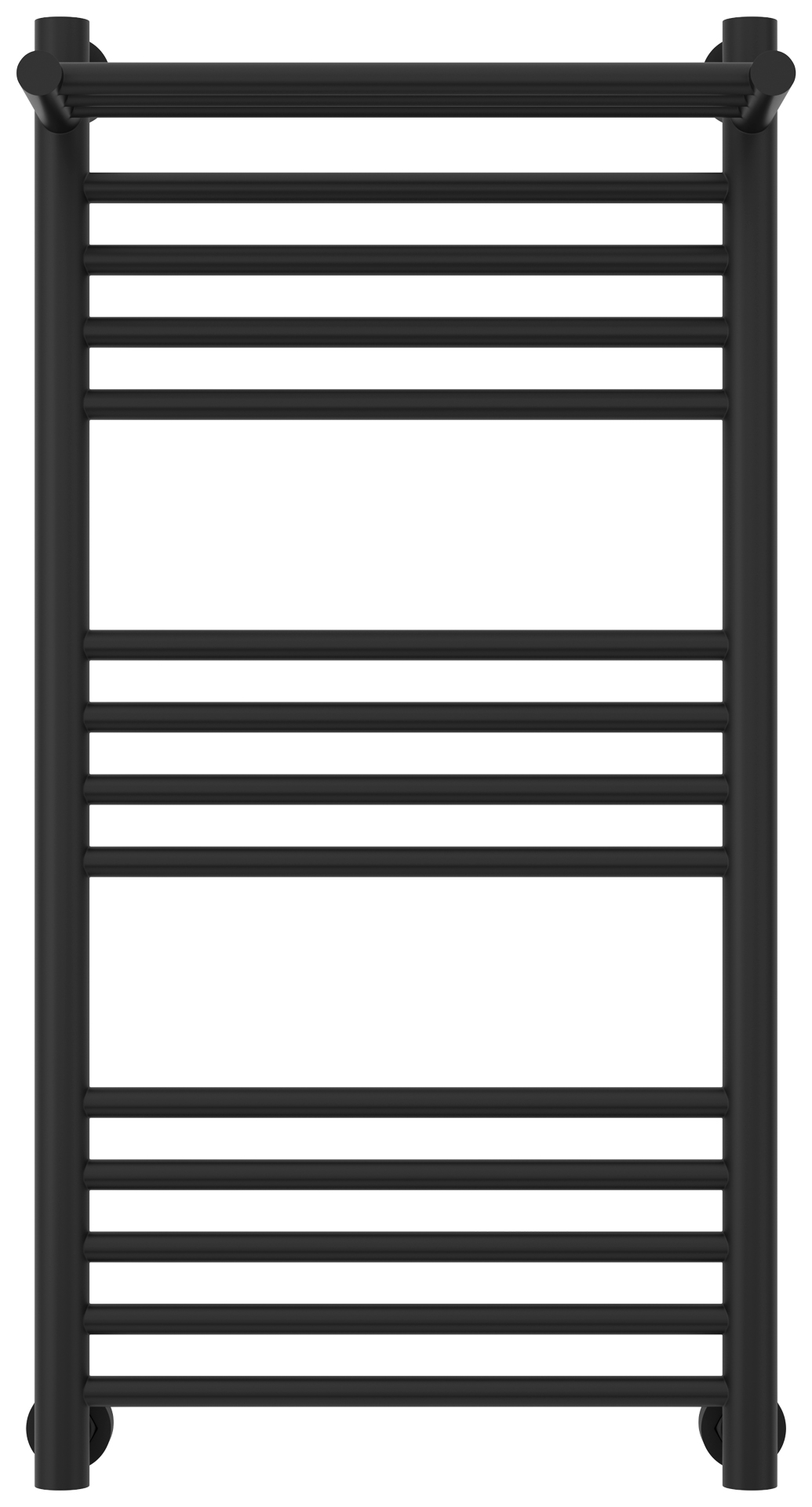 Водяные полотенцесушители Сунержа DESIGN ДР Богема 1П PRO 800х400 (Матовый чёрный)