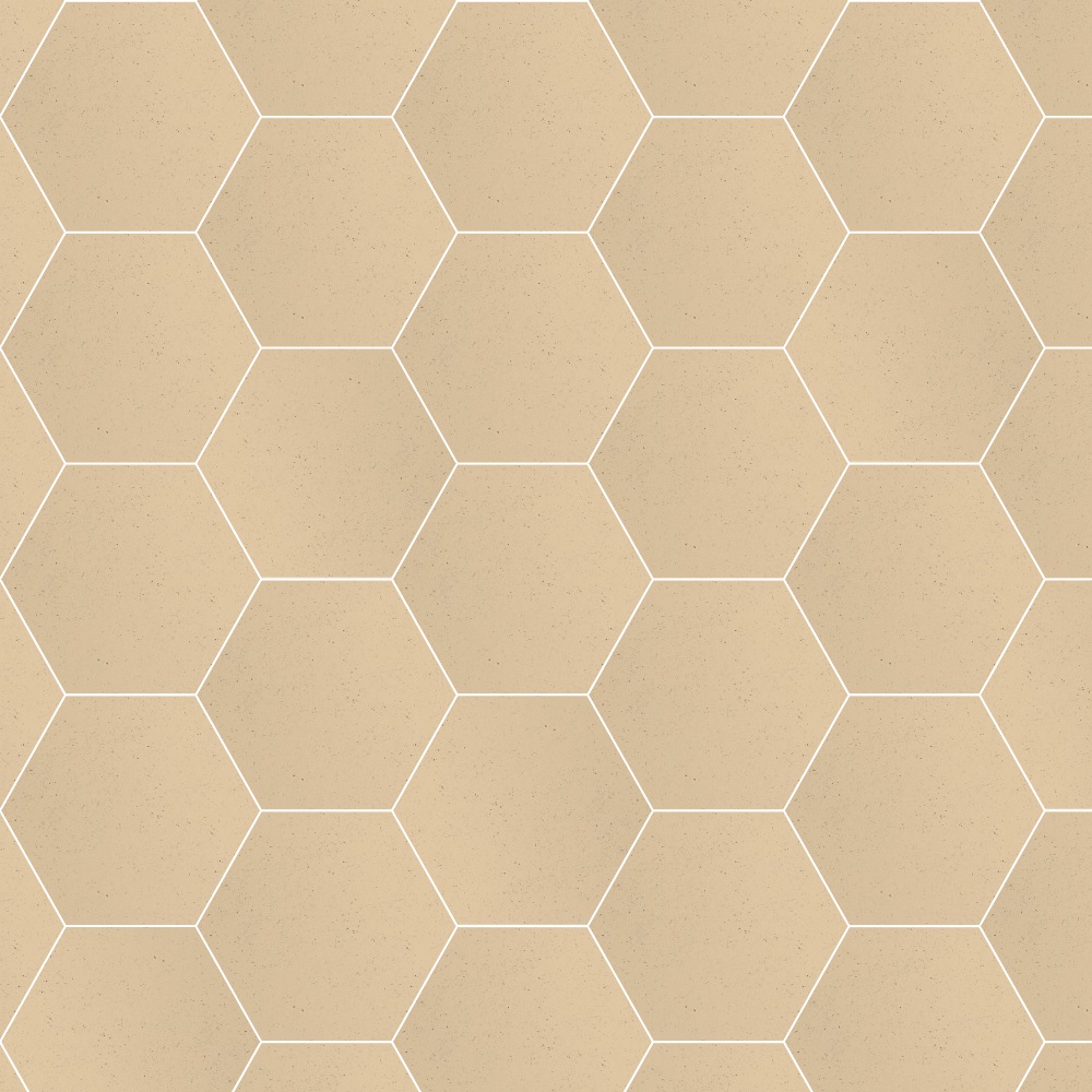 Метлахская плитка Luxemix бежевый hex_10x11_my02