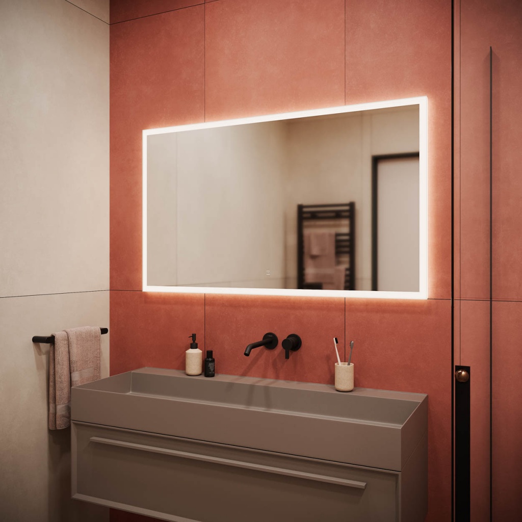 Зеркало Sancos Пале (Palace) PA1200 120x70 с подсветкой