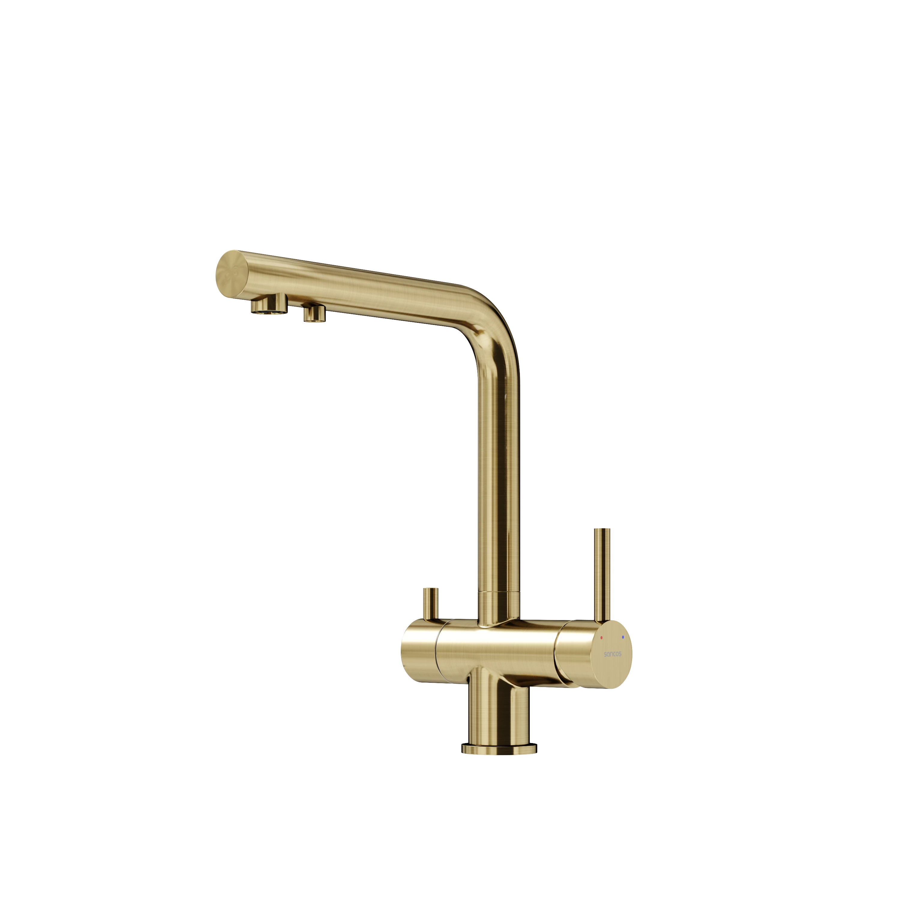 Смеситель для кухни Sancos Фостер (Foster) SC4014BG брашированное золото