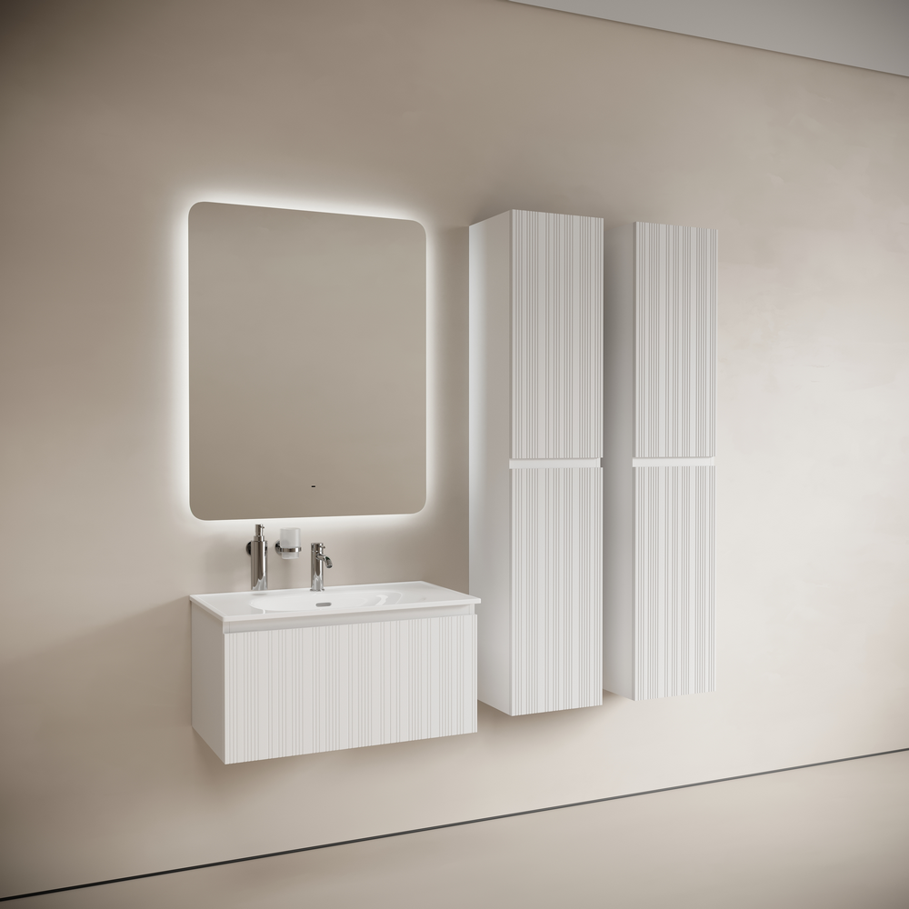 Тумба под раковину Sancos Код (Code) CD80W 80x45x40 белый матовый (bianco)