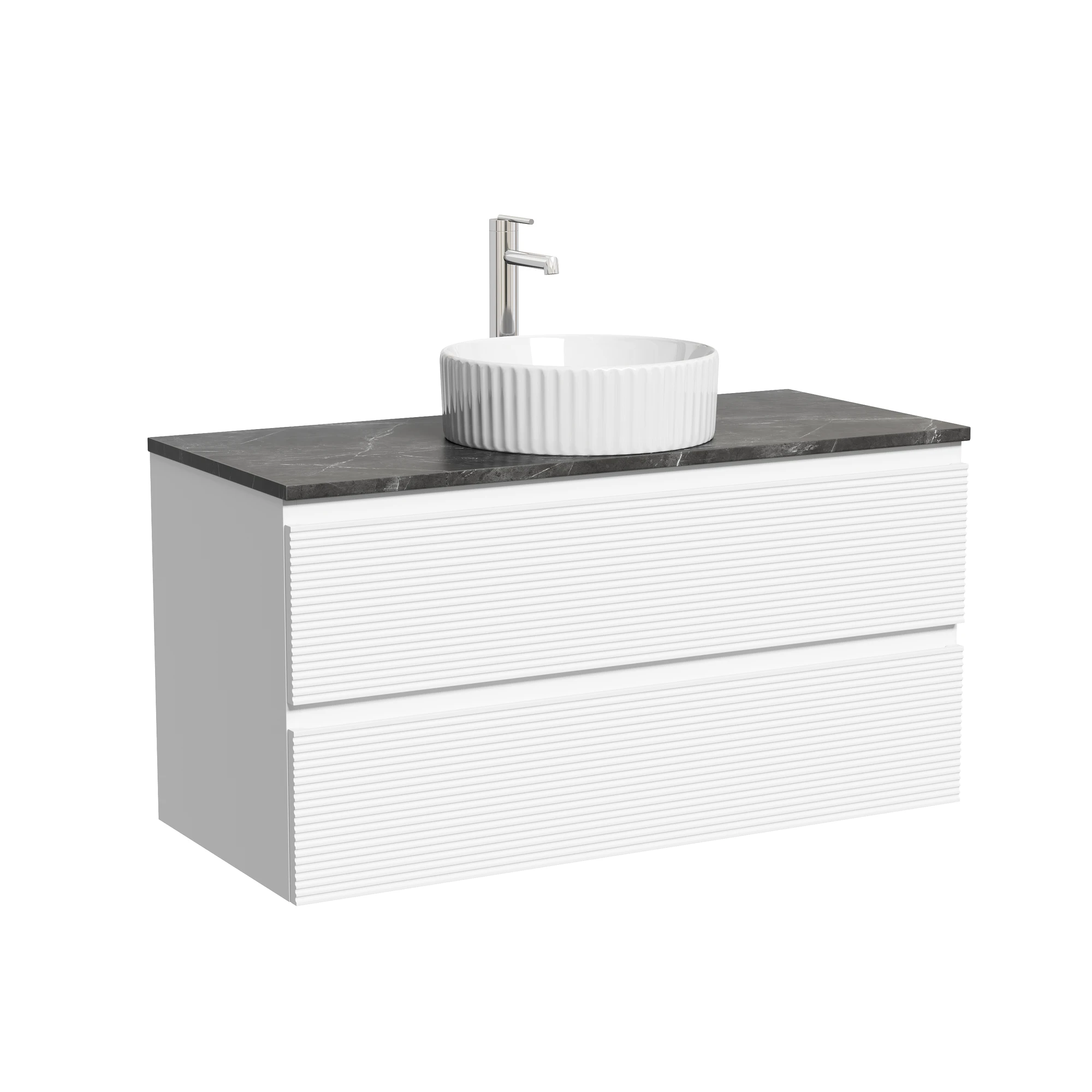 Тумба под столешницу Sancos Фолк (Folk) FL100W 100x45x50 белый матовый (bianco)