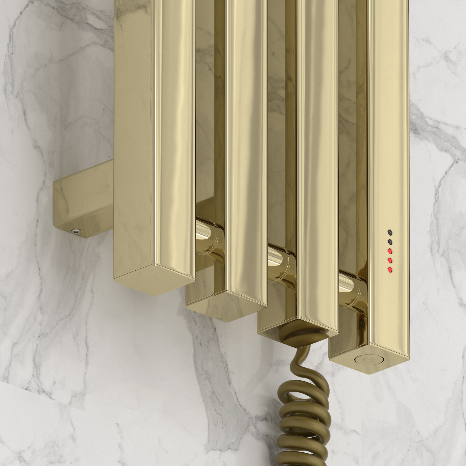 Электрические полотенцесушители Сунержа DESIGN ЭПС "САТЕРЛЕНД 4.0" 1200х150 правый (Шампань)