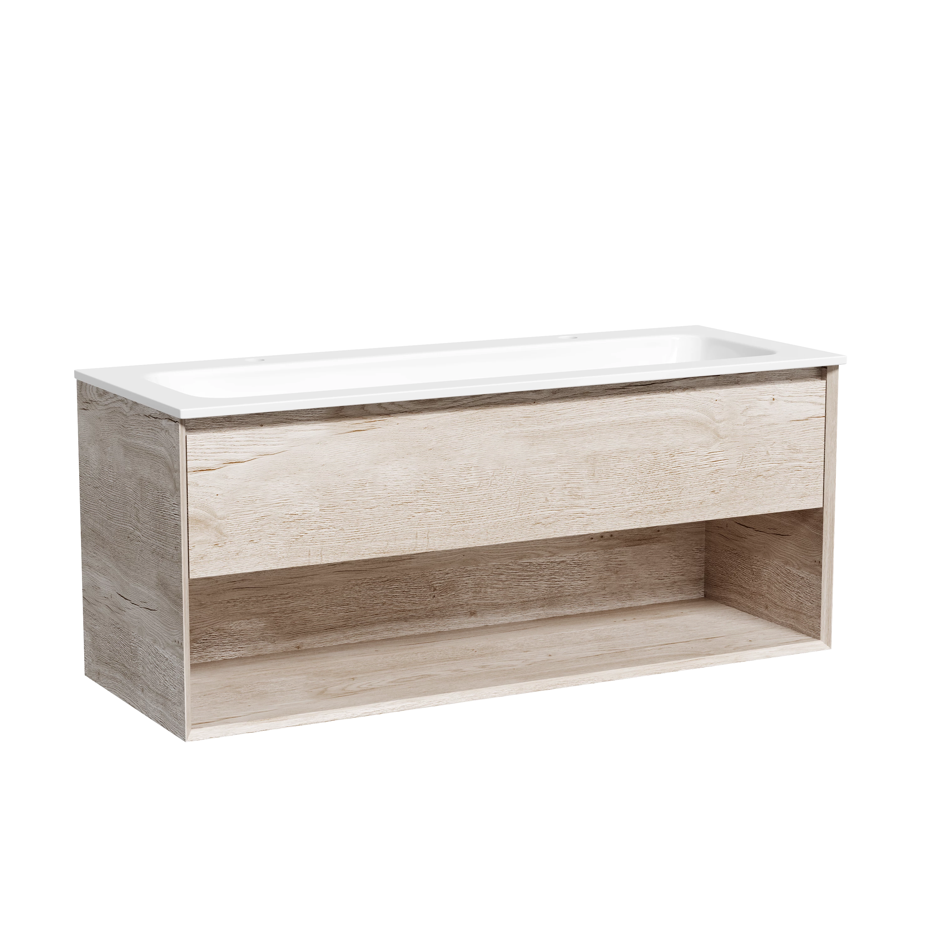 Тумба под раковину Sancos Натура 1.0 (Nature 1.0) MR1.0120EG 120x45x50 дуб галифакс натуральный