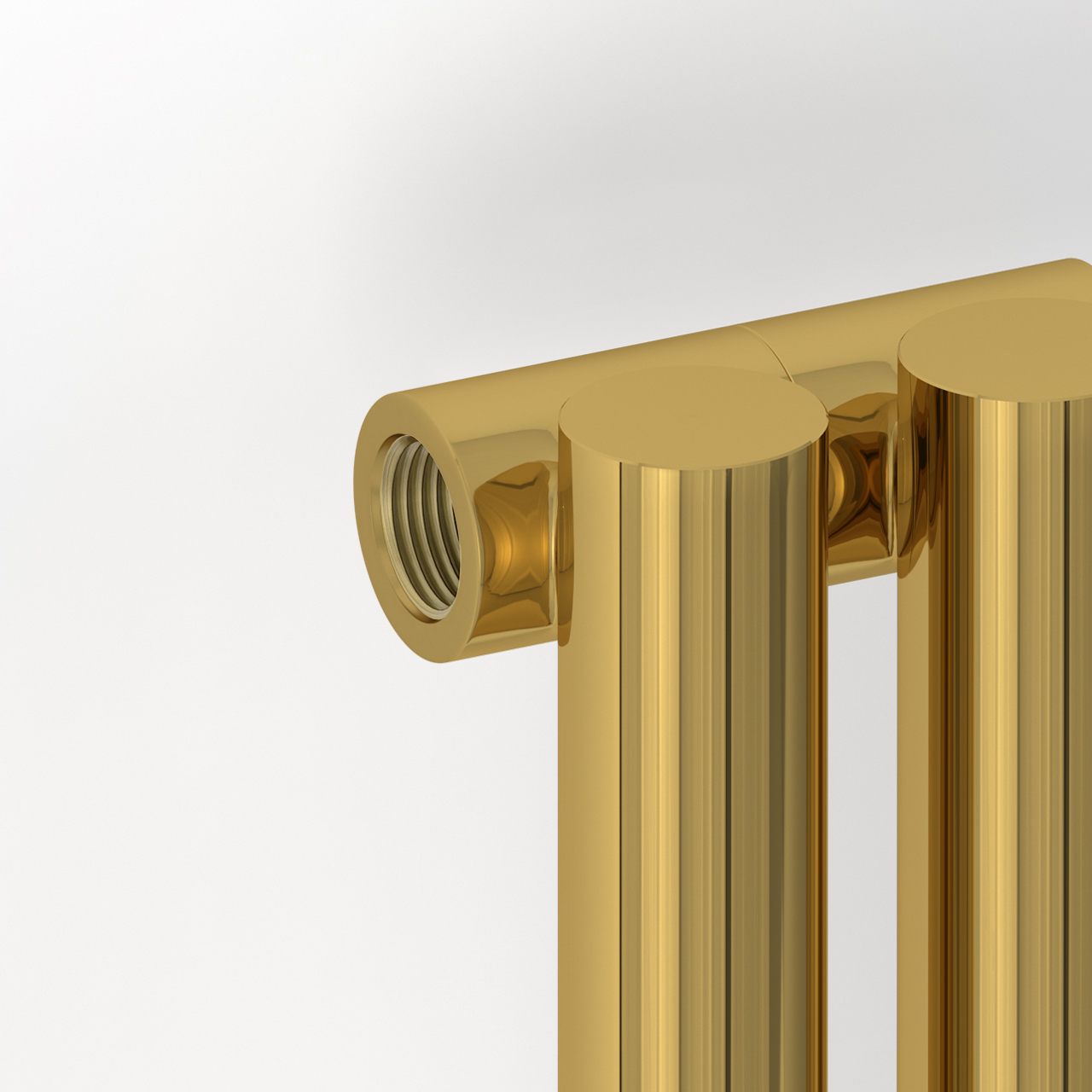 Радиаторы Сунержа DESIGN ДР ЭСТЕТ-1 н/ж 1800х135 / 3 сек (Золото)
