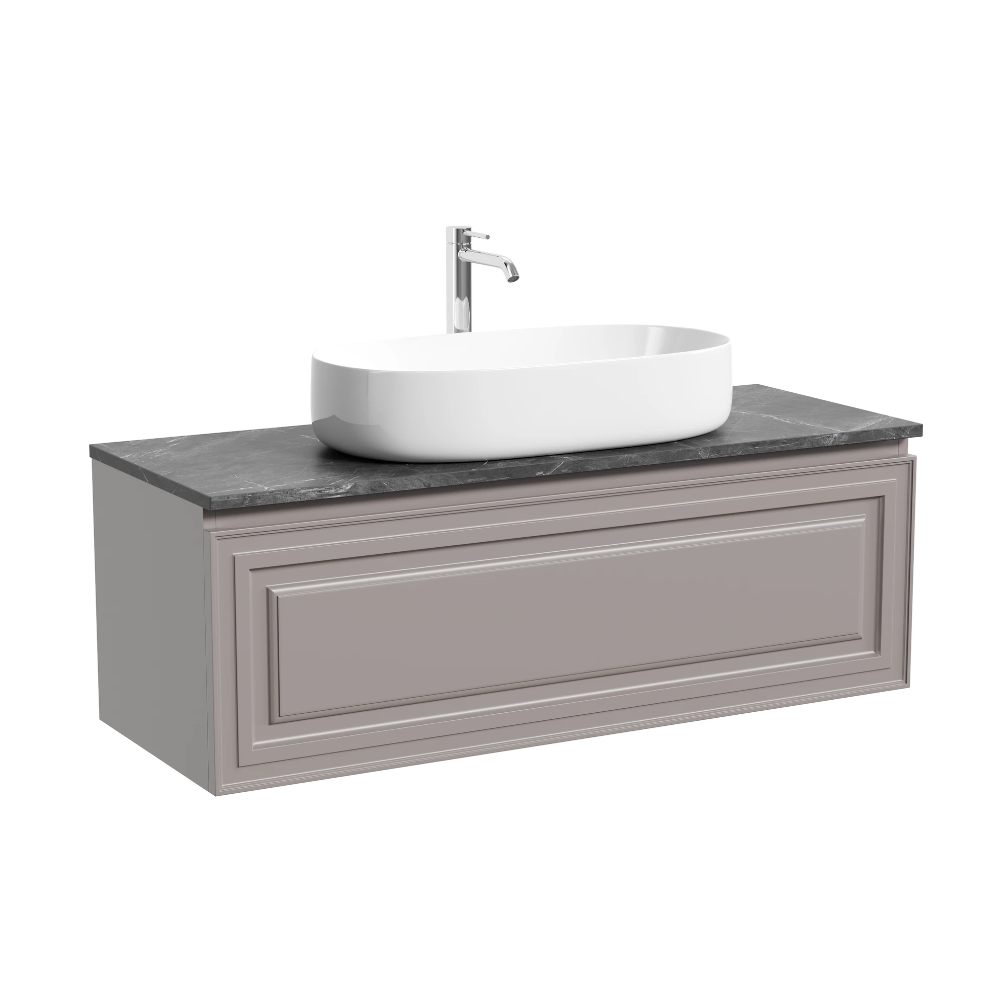 Тумба под столешницу Sancos Самая (Very) VR120SM 120x45x40 пыльная роза (doha soft)