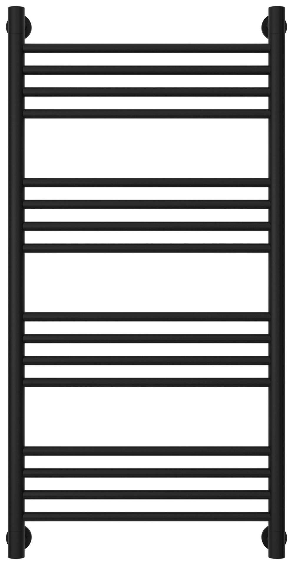 Водяные полотенцесушители Сунержа DESIGN ДР "Богема+" прямая 1000х500 (Матовый чёрный)